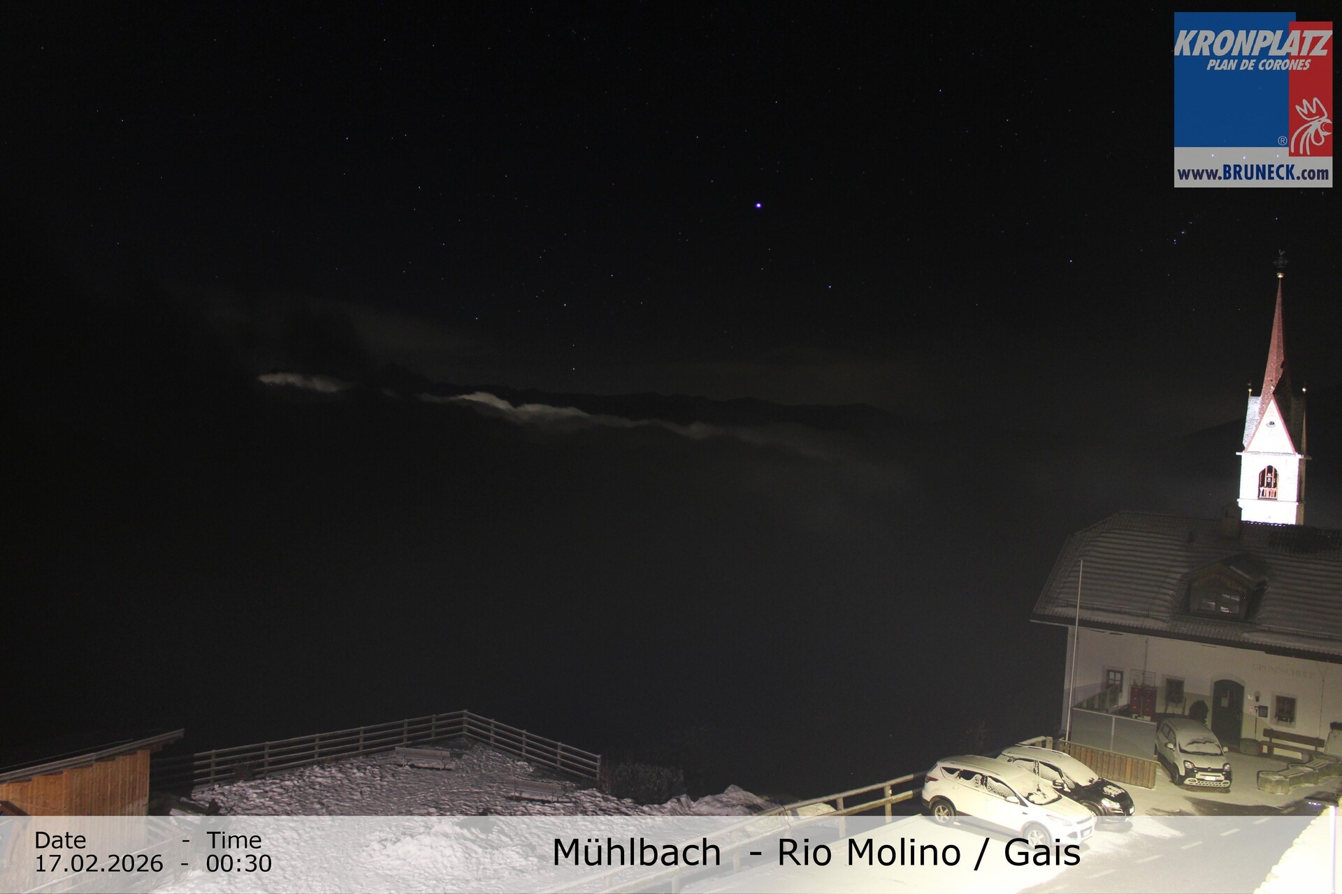 Archiv Foto Webcam Blick auf Gais im Tauferer Ahrntal