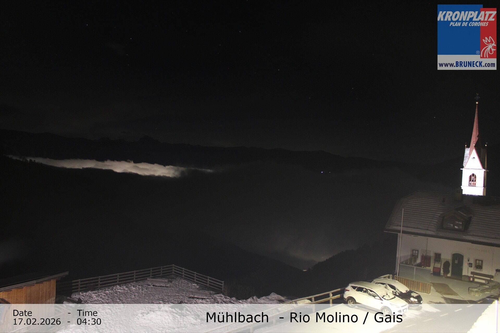 Archiv Foto Webcam Blick auf Gais im Tauferer Ahrntal