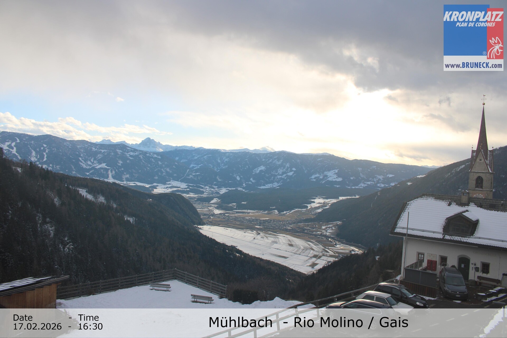 Archiv Foto Webcam Blick auf Gais im Tauferer Ahrntal