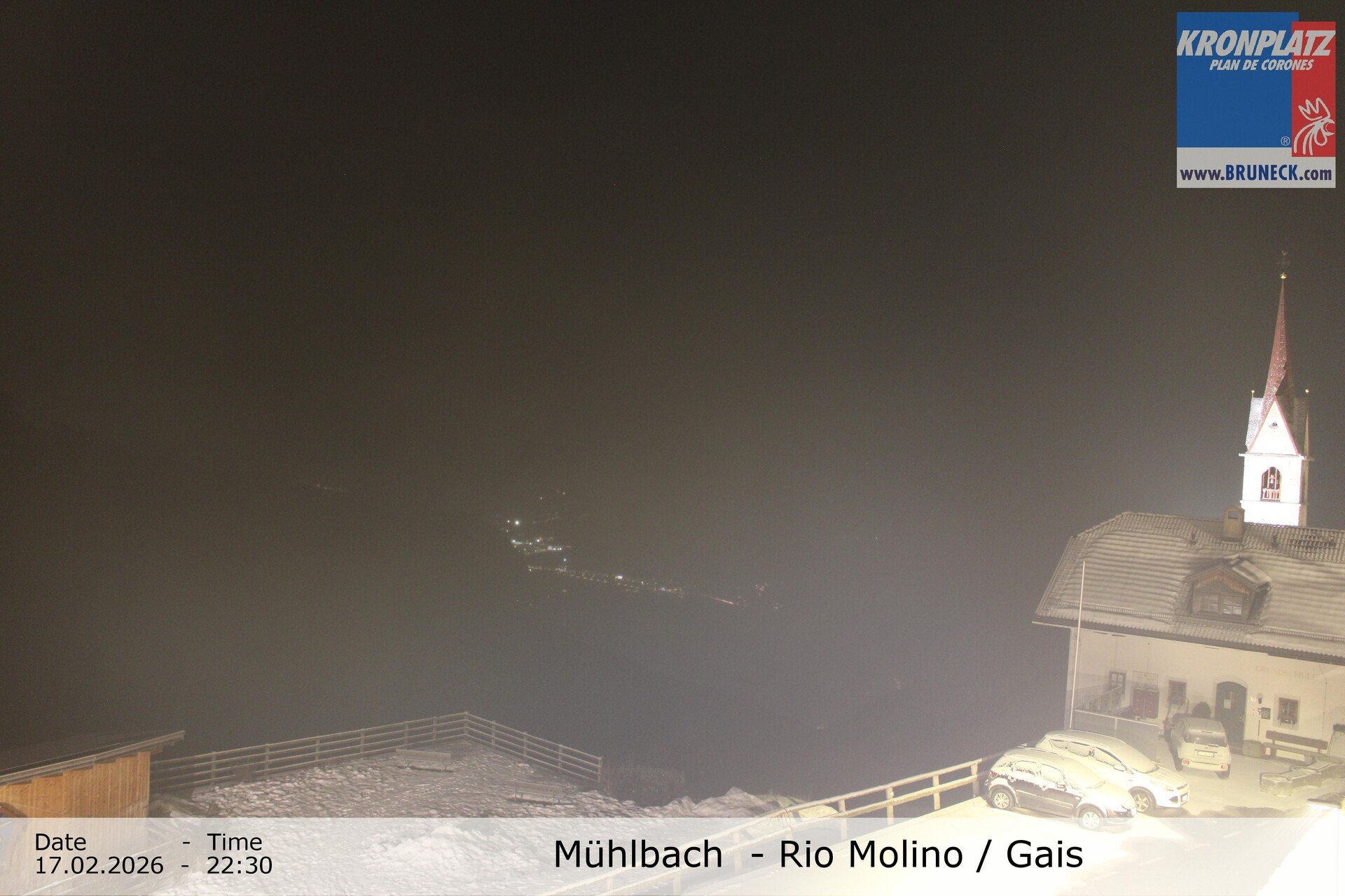 Archiv Foto Webcam Blick auf Gais im Tauferer Ahrntal