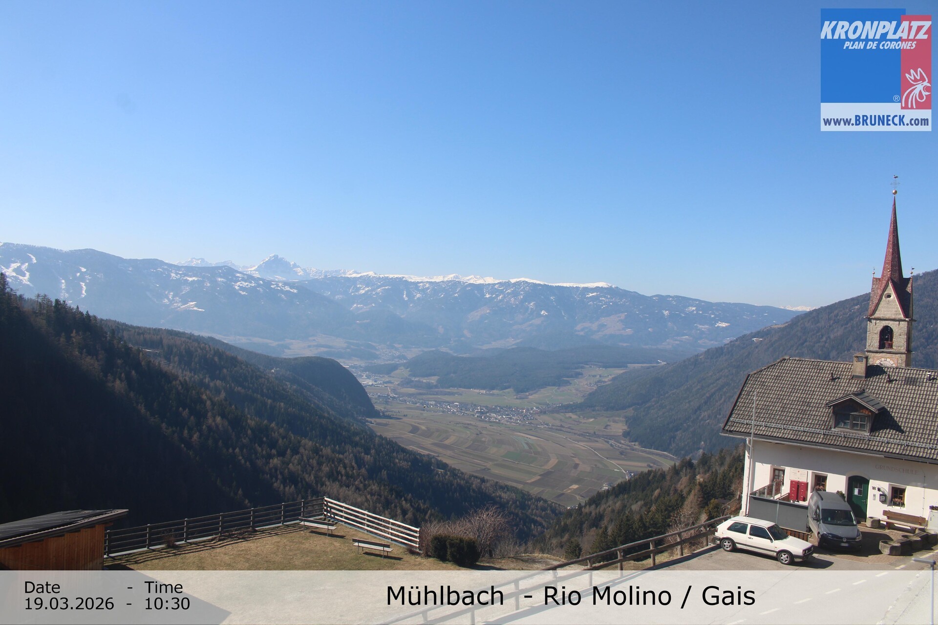 Archived image Webcam Rio Molino – Gais (Tauferer Ahrntal)