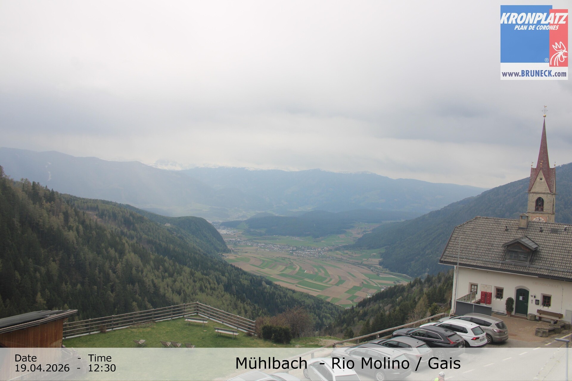 Archiv Foto Webcam Blick auf Gais im Tauferer Ahrntal
