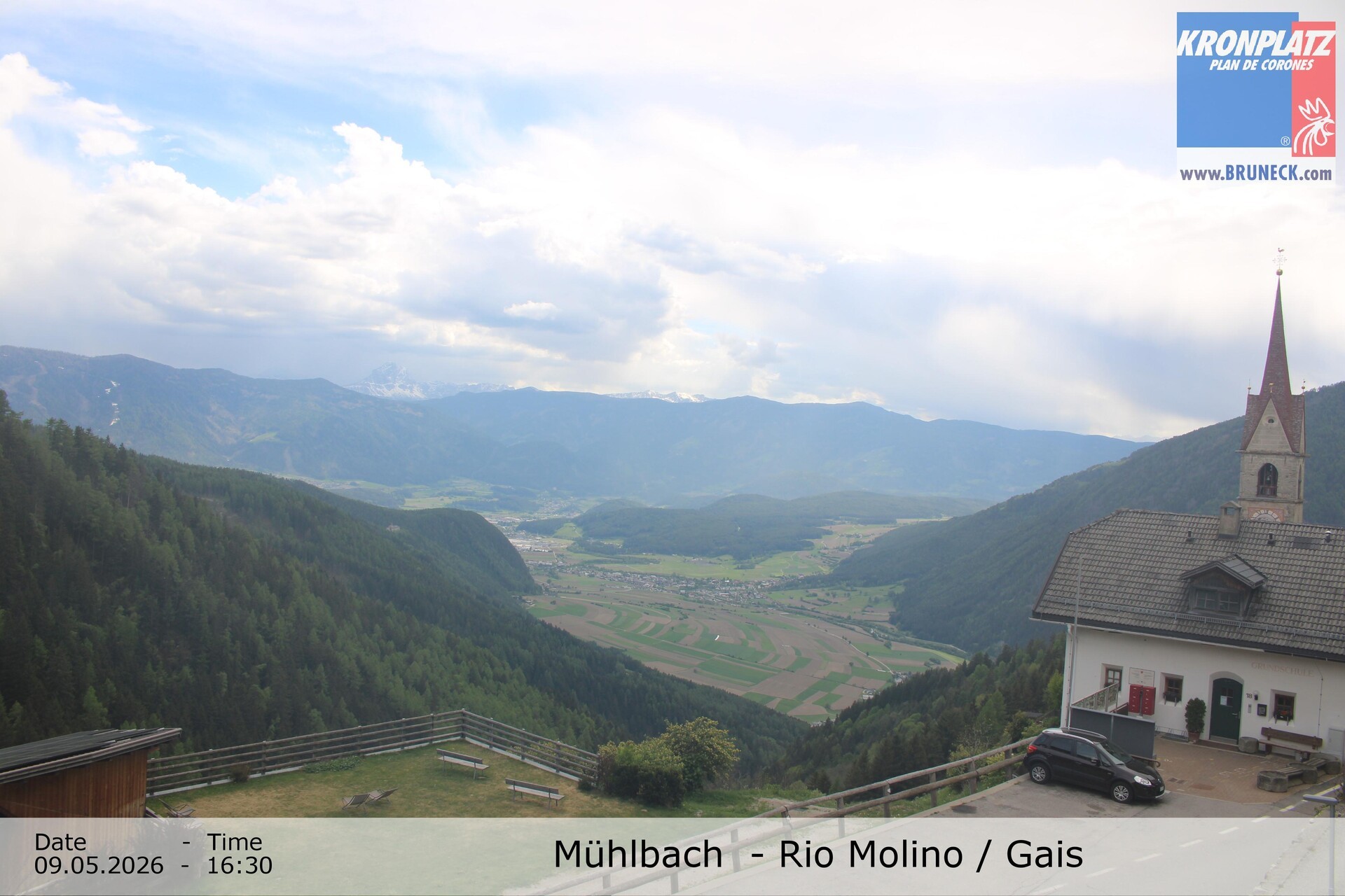 Archiv Foto Webcam Blick auf Gais im Tauferer Ahrntal