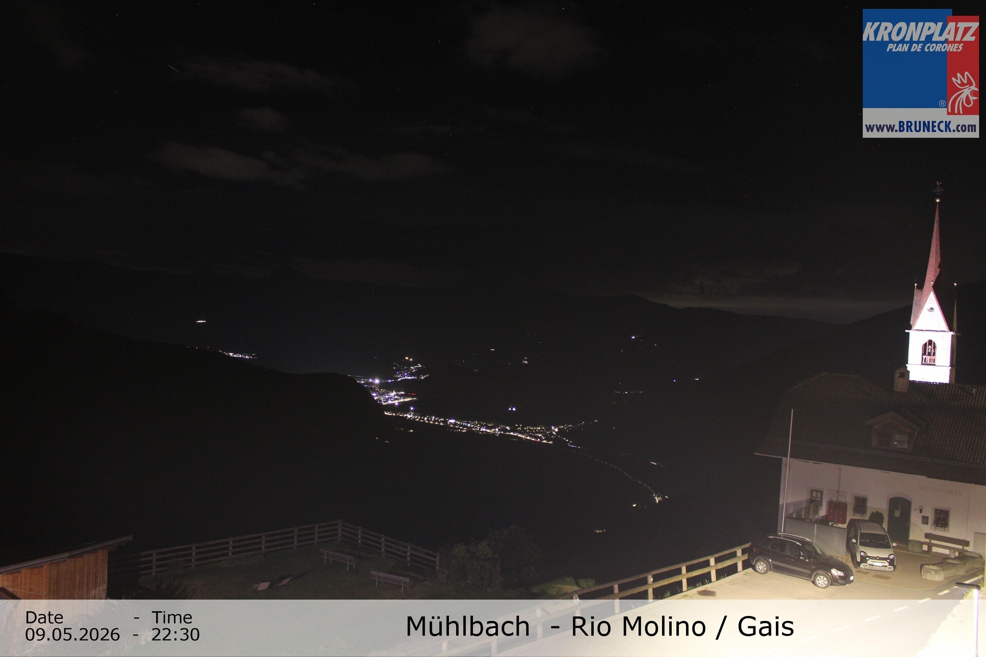 Archiv Foto Webcam Blick auf Gais im Tauferer Ahrntal