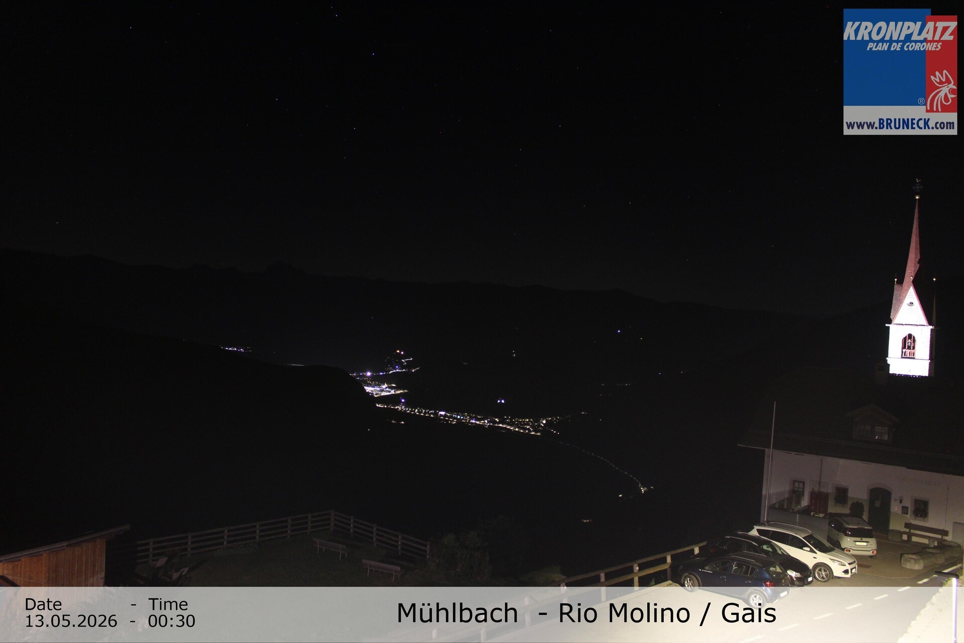Archiv Foto Webcam Blick auf Gais im Tauferer Ahrntal