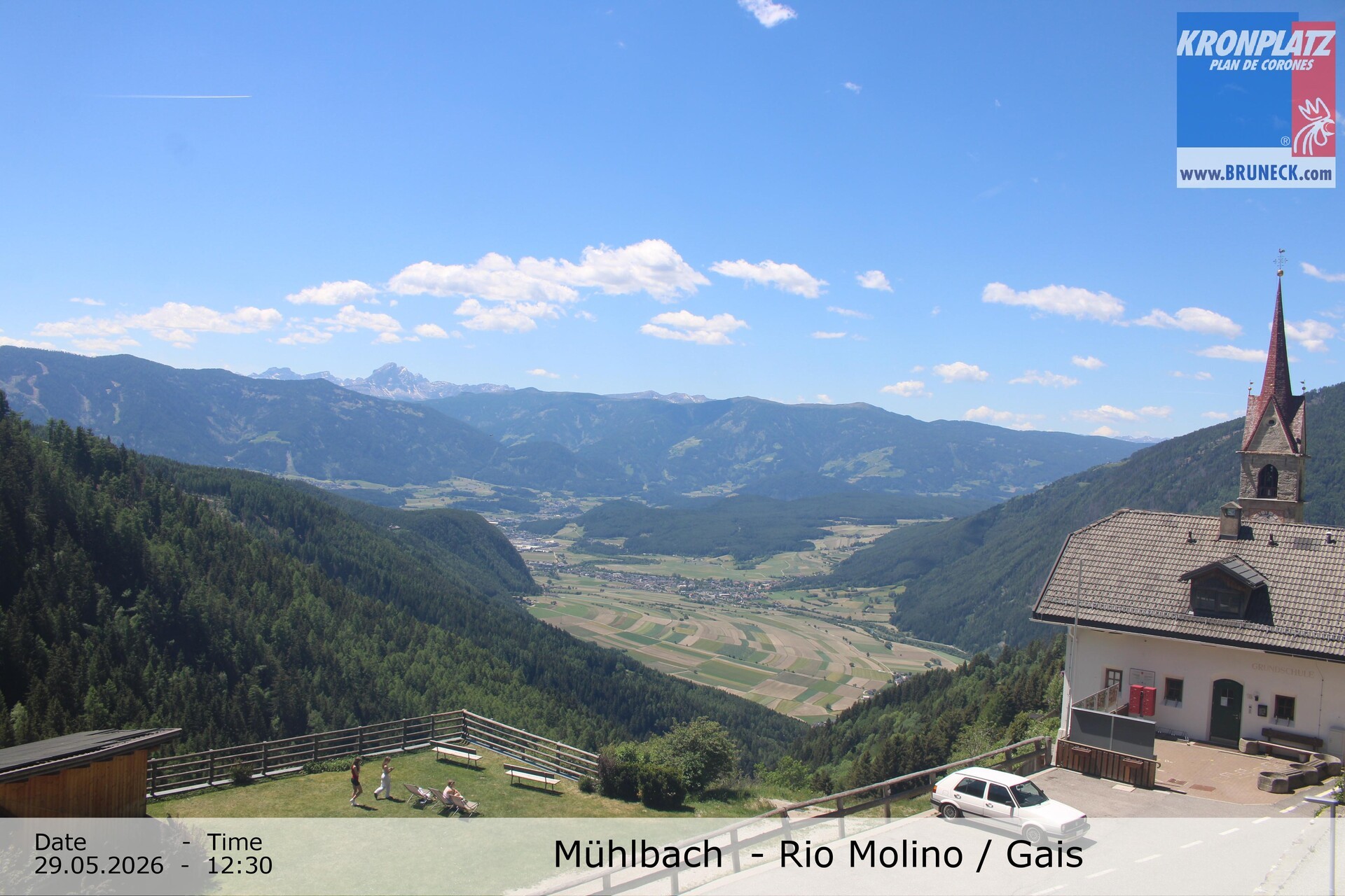 Archiv Foto Webcam Blick auf Gais im Tauferer Ahrntal