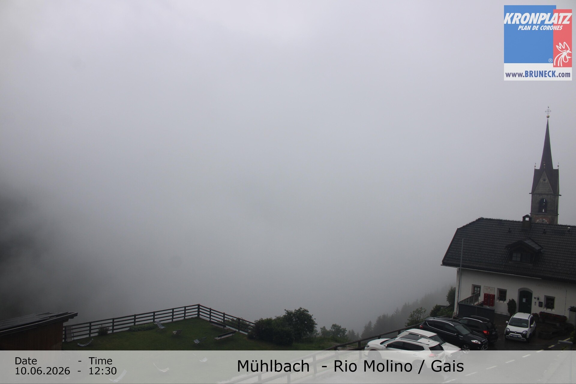 Archiv Foto Webcam Blick auf Gais im Tauferer Ahrntal