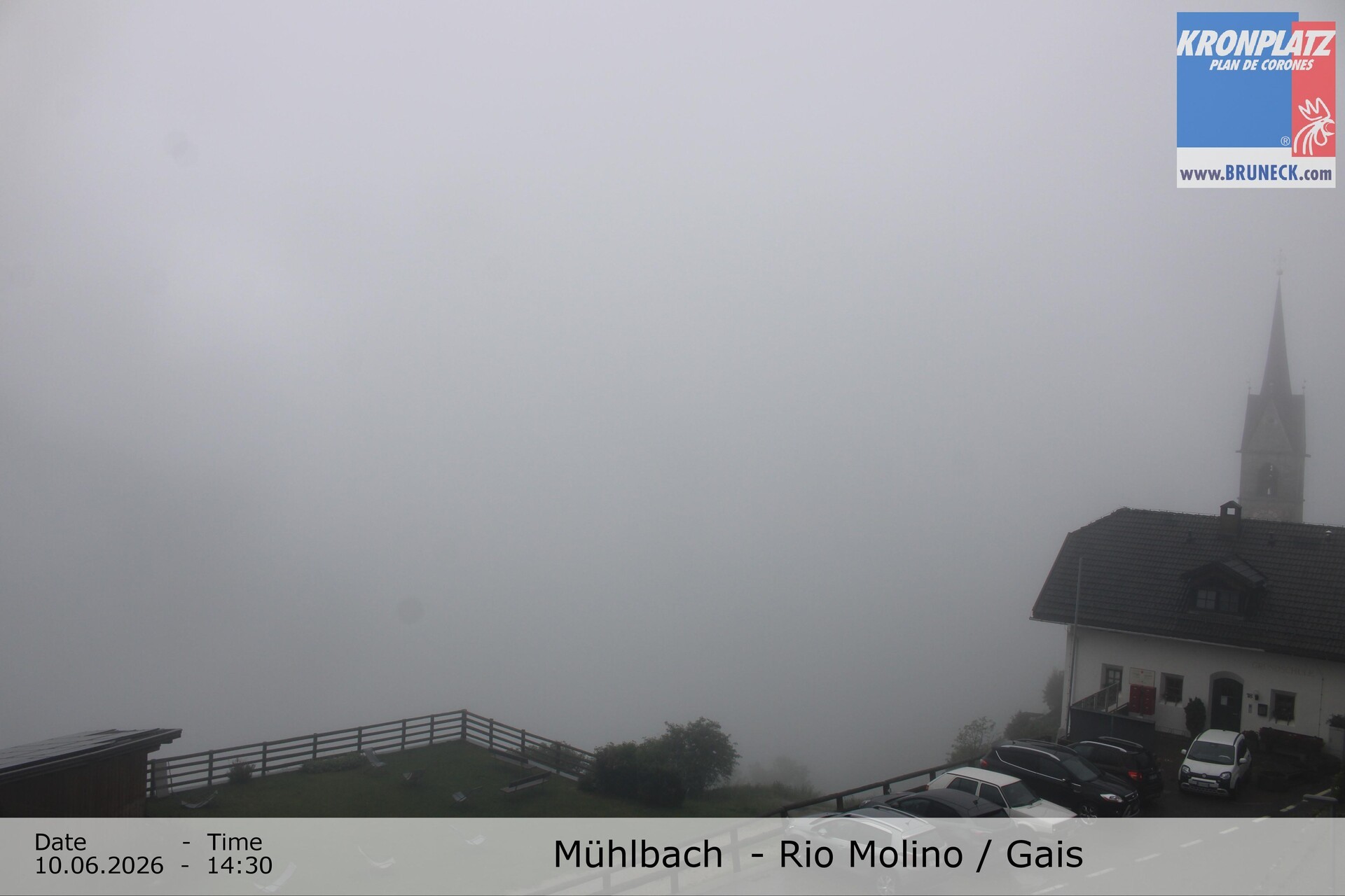 Archiv Foto Webcam Blick auf Gais im Tauferer Ahrntal