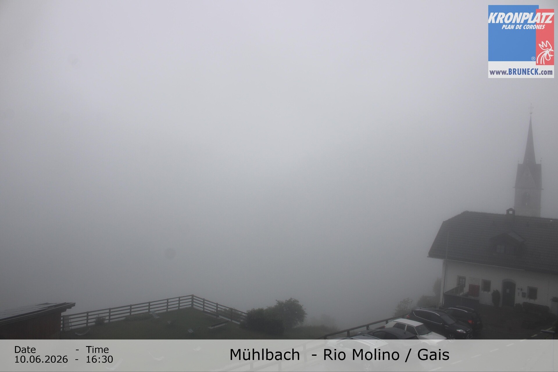 Archiv Foto Webcam Blick auf Gais im Tauferer Ahrntal