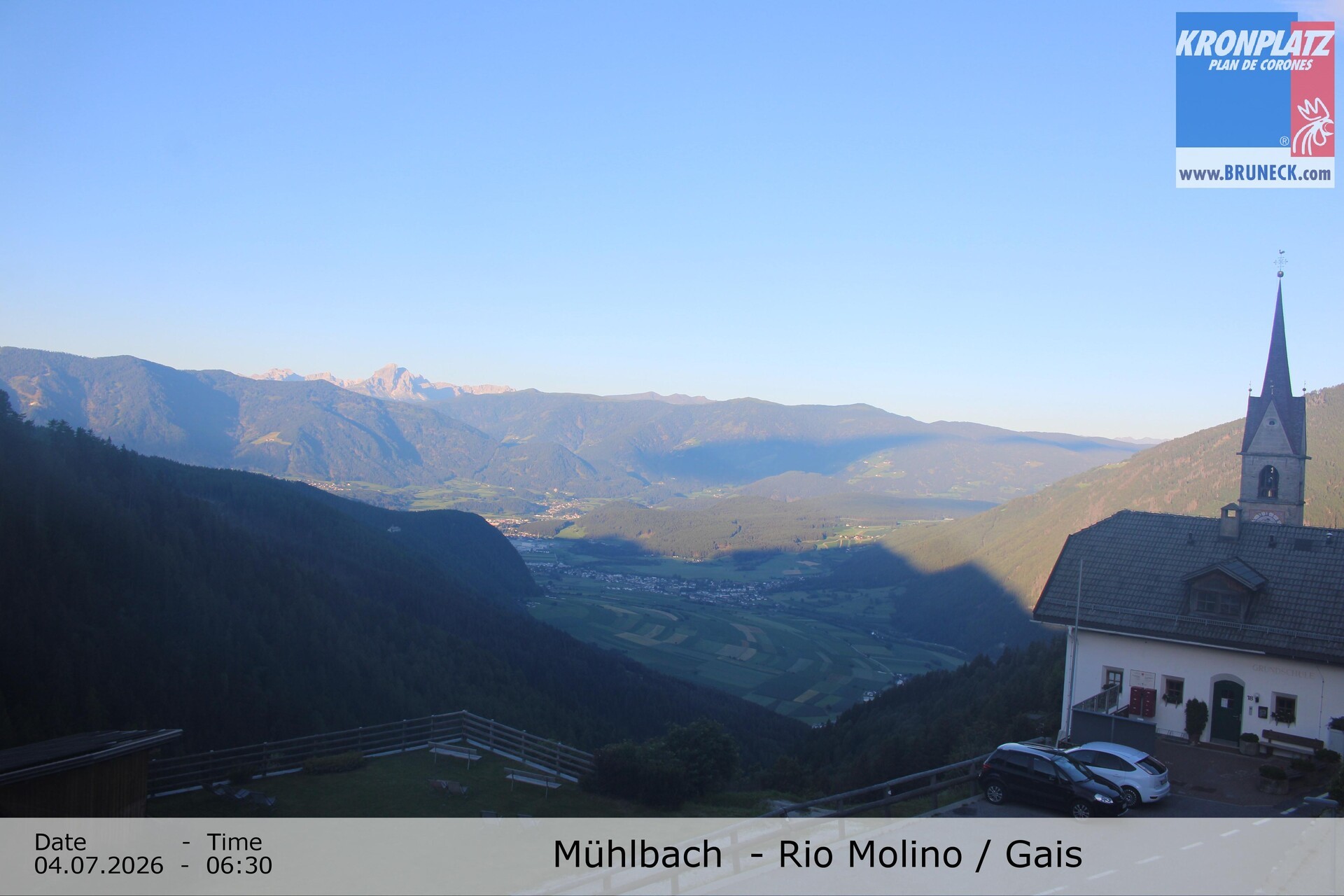 Archived image Webcam Rio Molino – Gais (Tauferer Ahrntal)