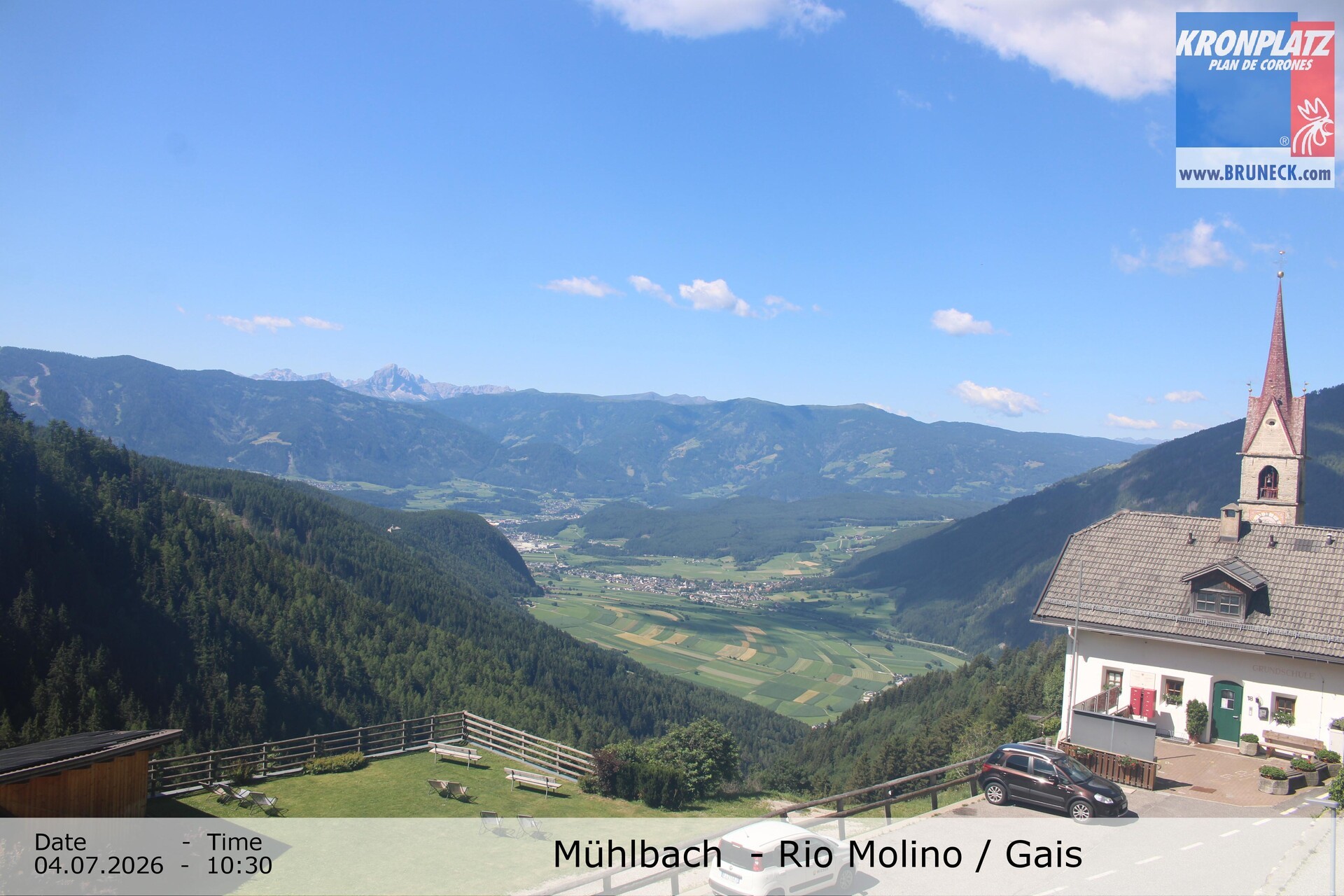 Archived image Webcam Rio Molino – Gais (Tauferer Ahrntal)