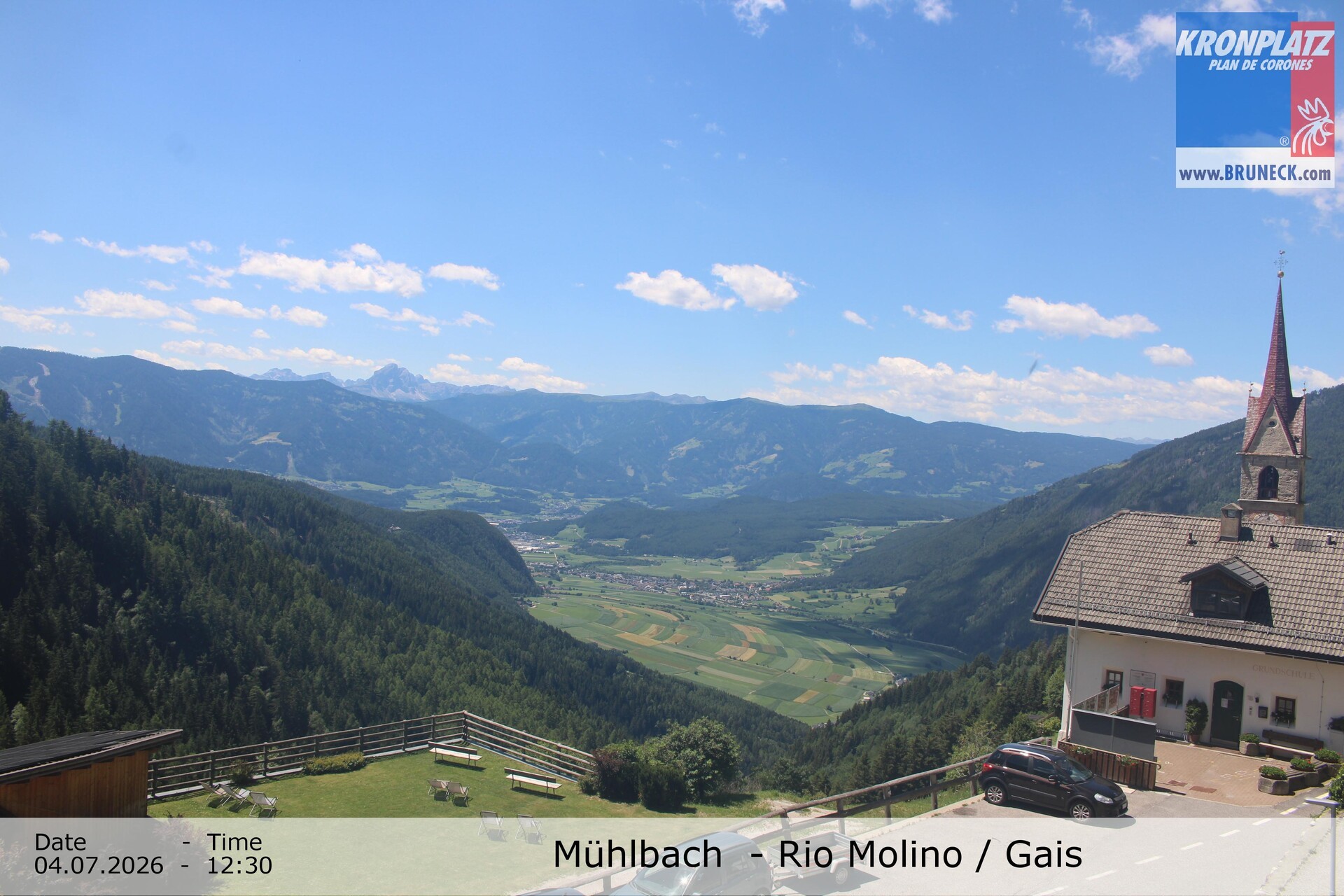 Archived image Webcam Rio Molino – Gais (Tauferer Ahrntal)