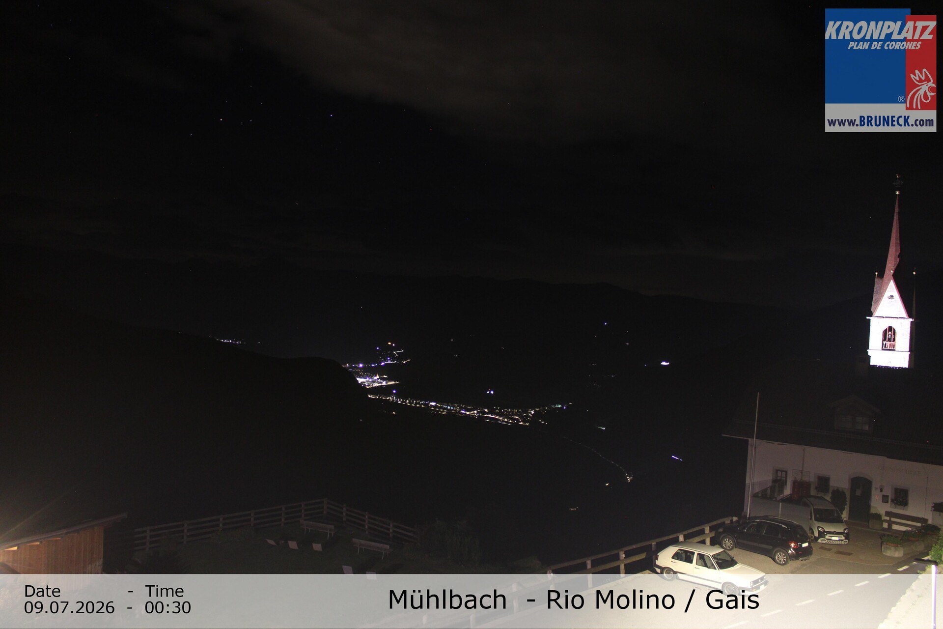 Archiv Foto Webcam Blick auf Gais im Tauferer Ahrntal