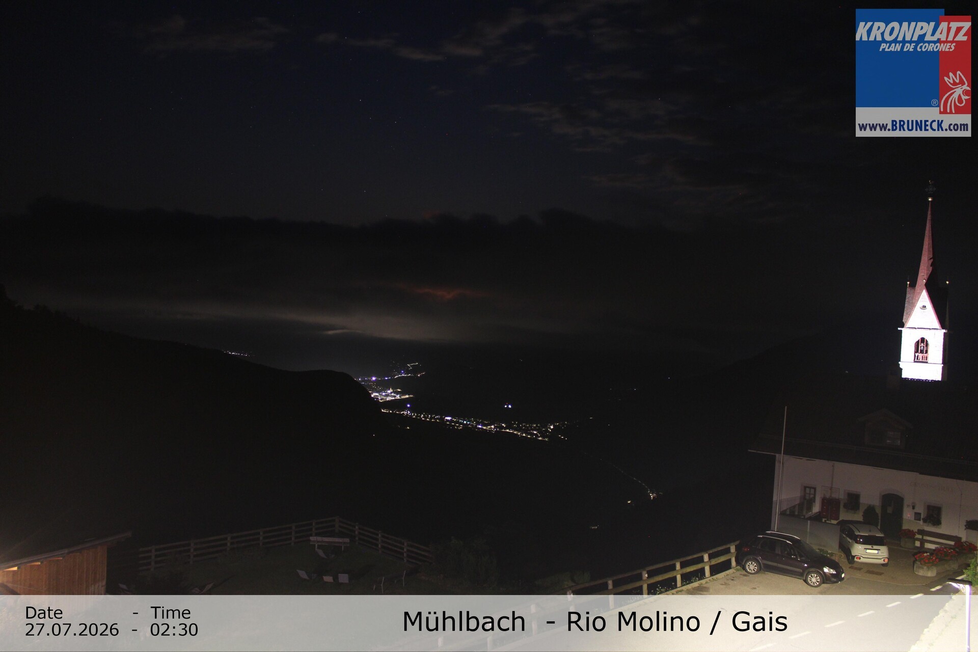 Archiv Foto Webcam Blick auf Gais im Tauferer Ahrntal