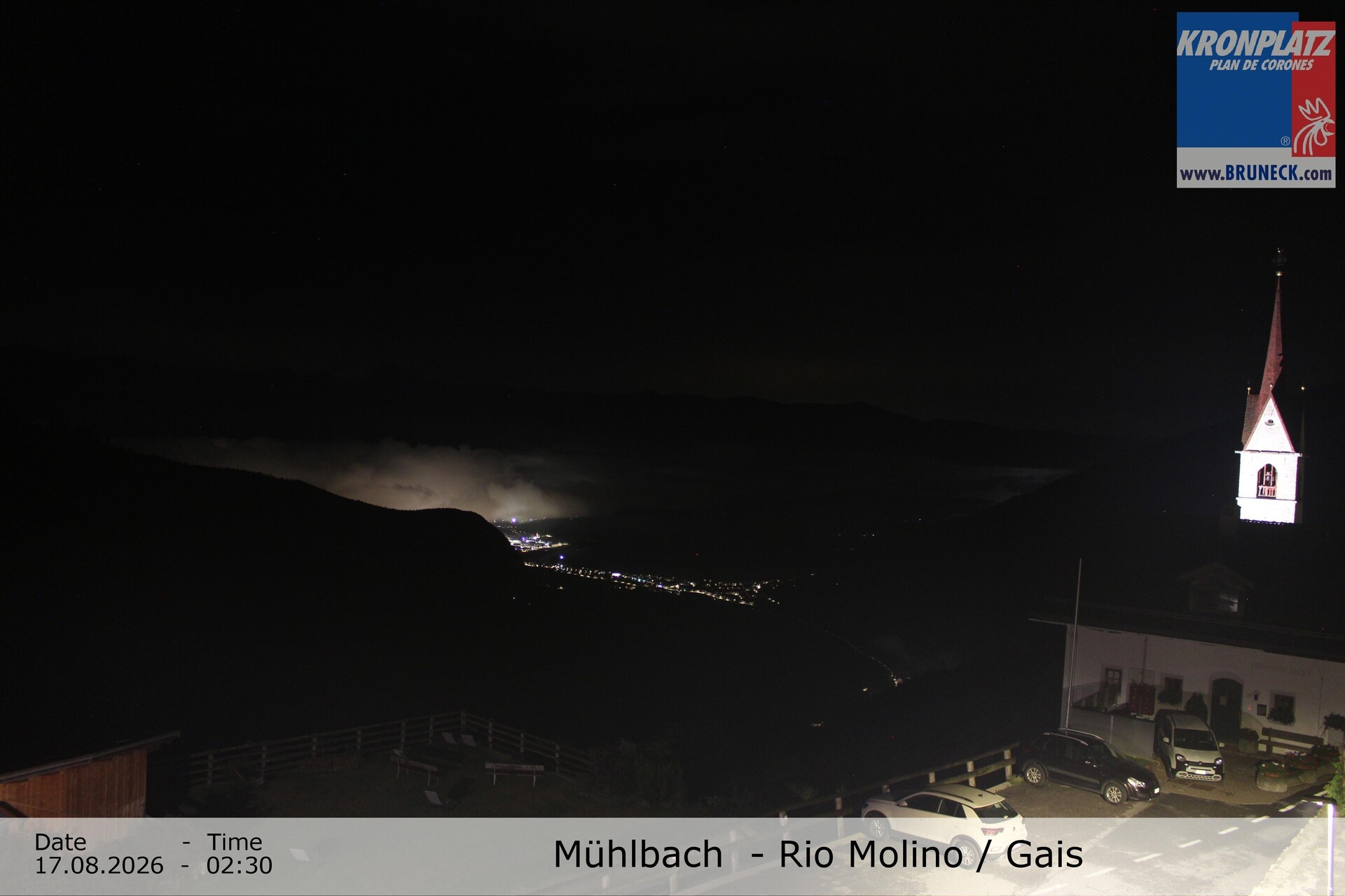 Archiv Foto Webcam Blick auf Gais im Tauferer Ahrntal