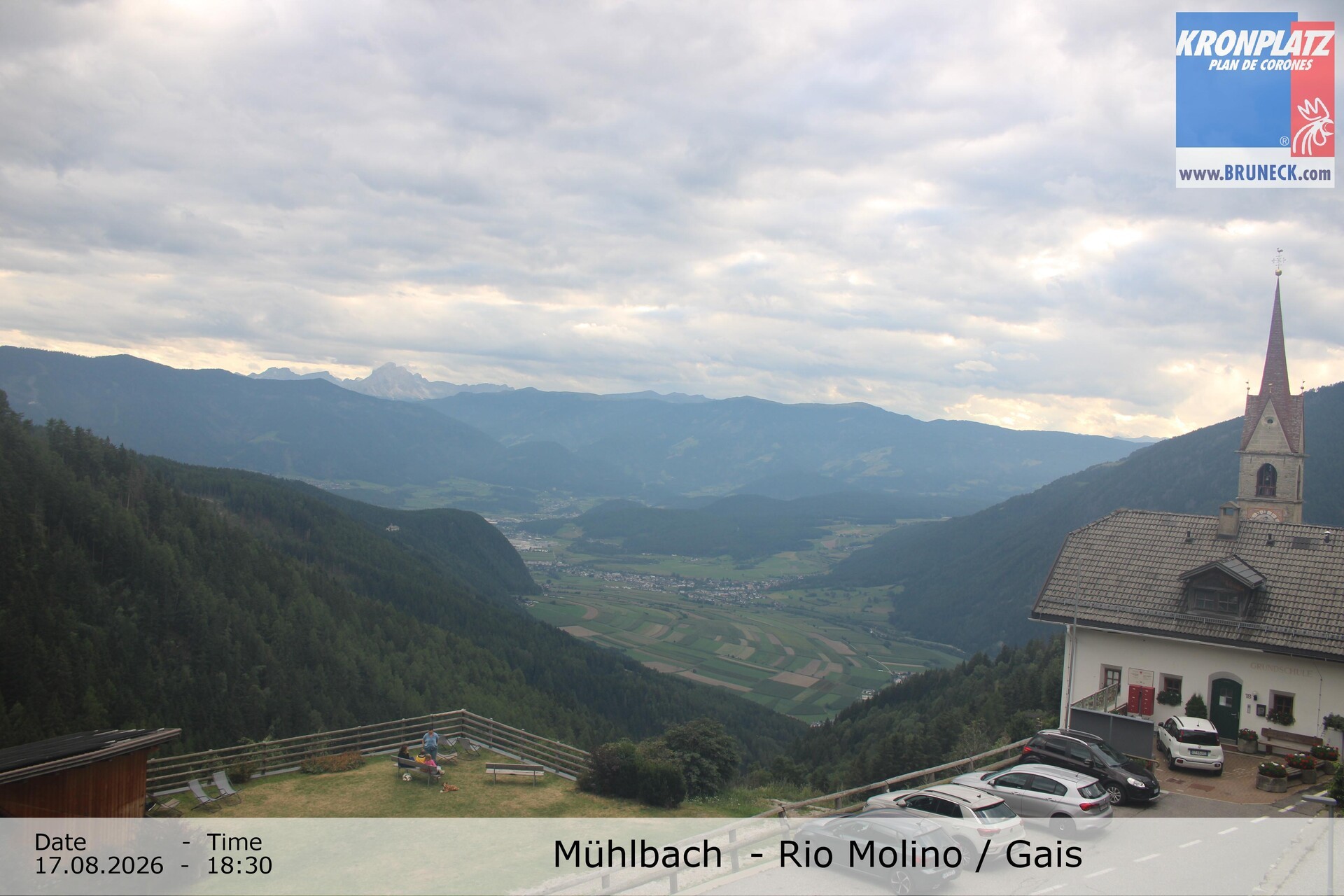 Archiv Foto Webcam Blick auf Gais im Tauferer Ahrntal