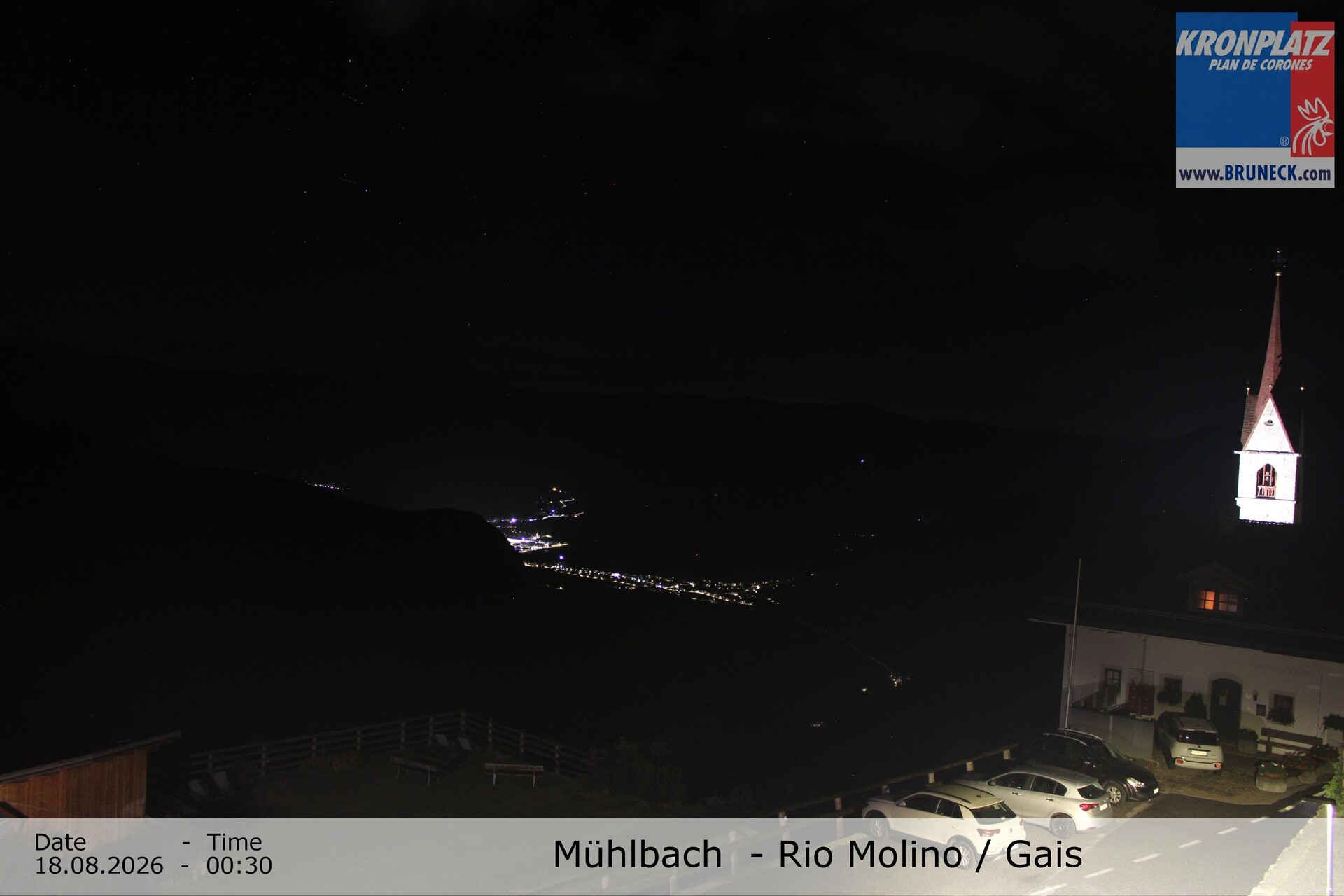 Archiv Foto Webcam Blick auf Gais im Tauferer Ahrntal