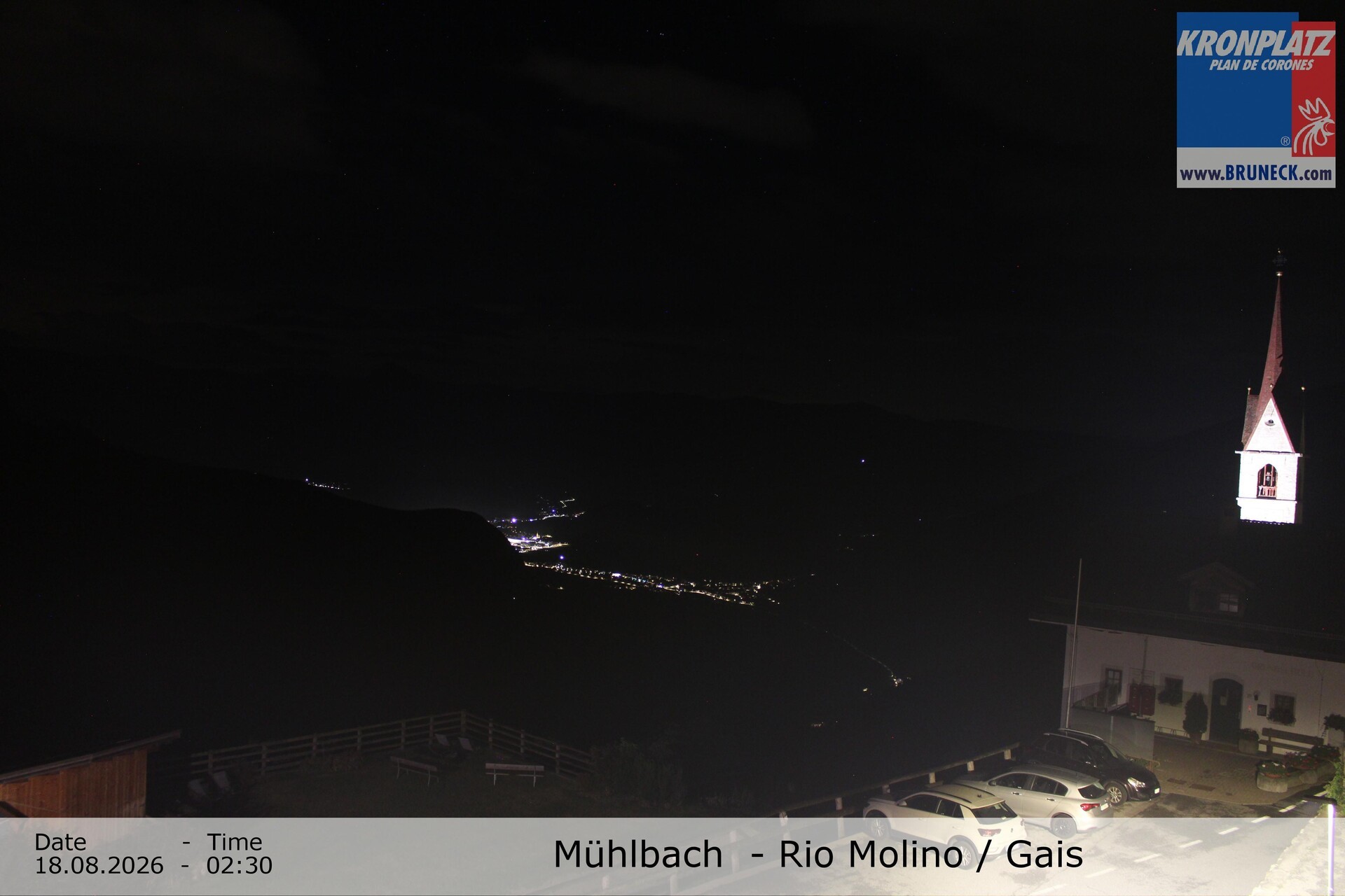 Archiv Foto Webcam Blick auf Gais im Tauferer Ahrntal