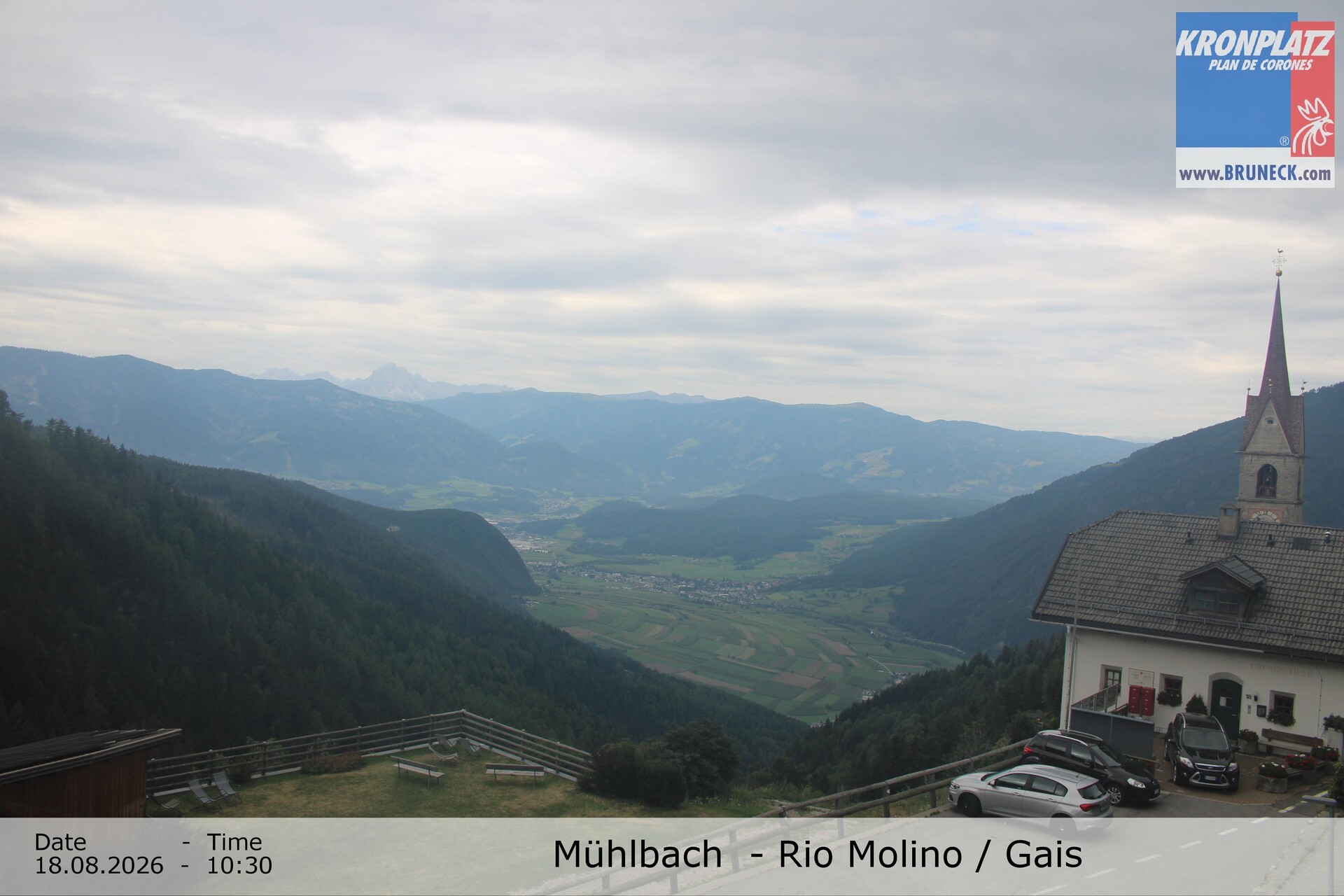 Archiv Foto Webcam Blick auf Gais im Tauferer Ahrntal