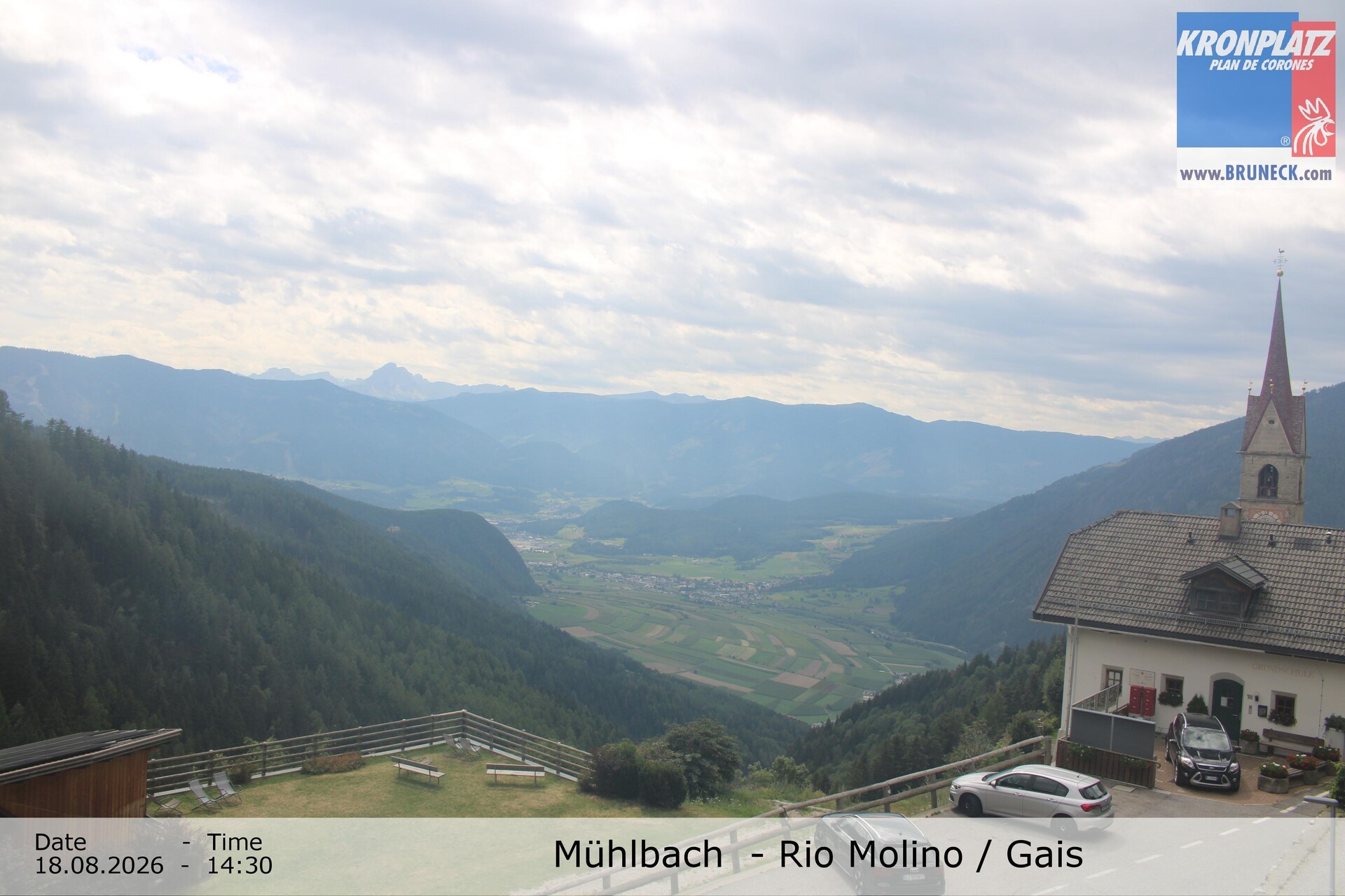 Archiv Foto Webcam Blick auf Gais im Tauferer Ahrntal