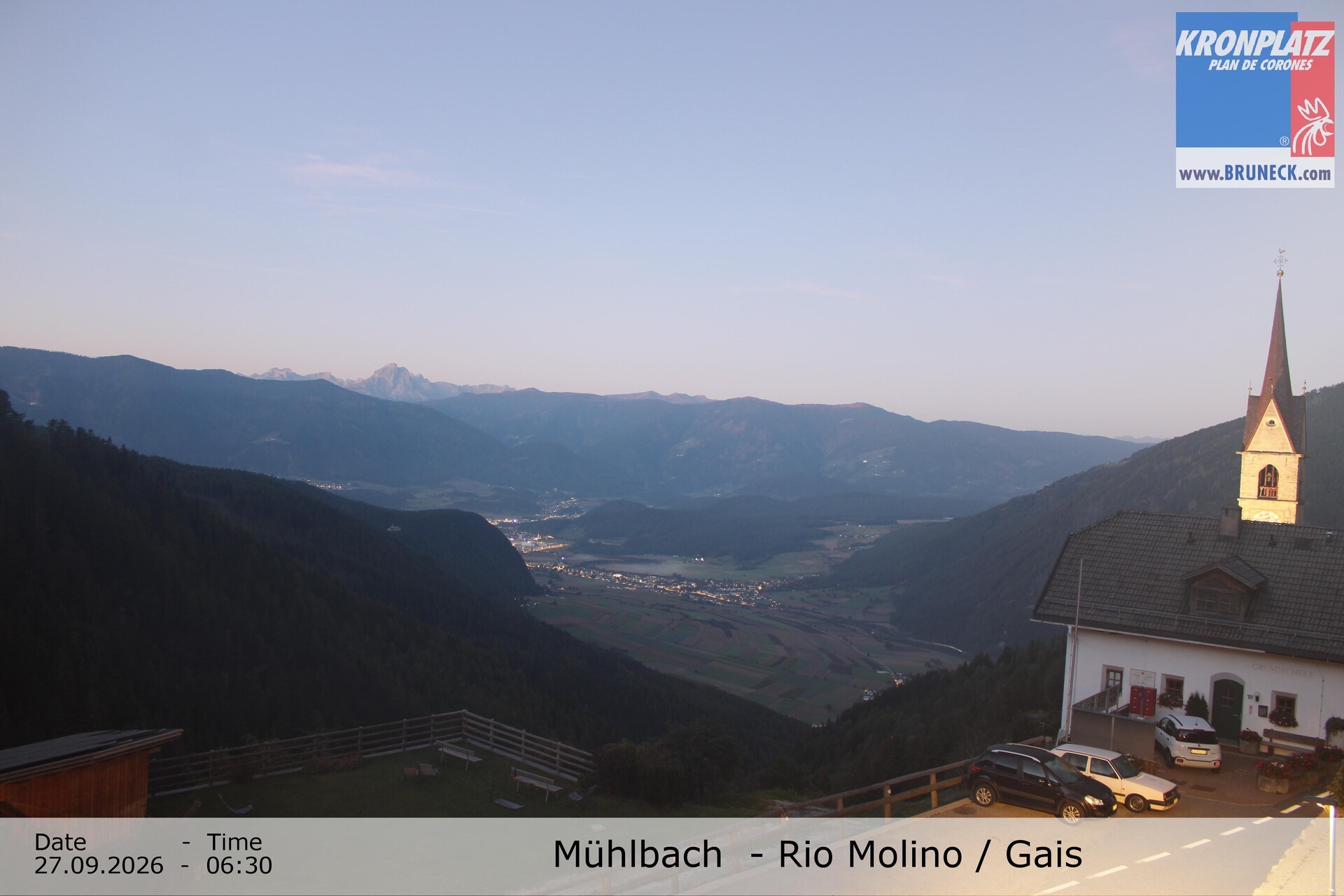 Archived image Webcam Rio Molino – Gais (Tauferer Ahrntal)