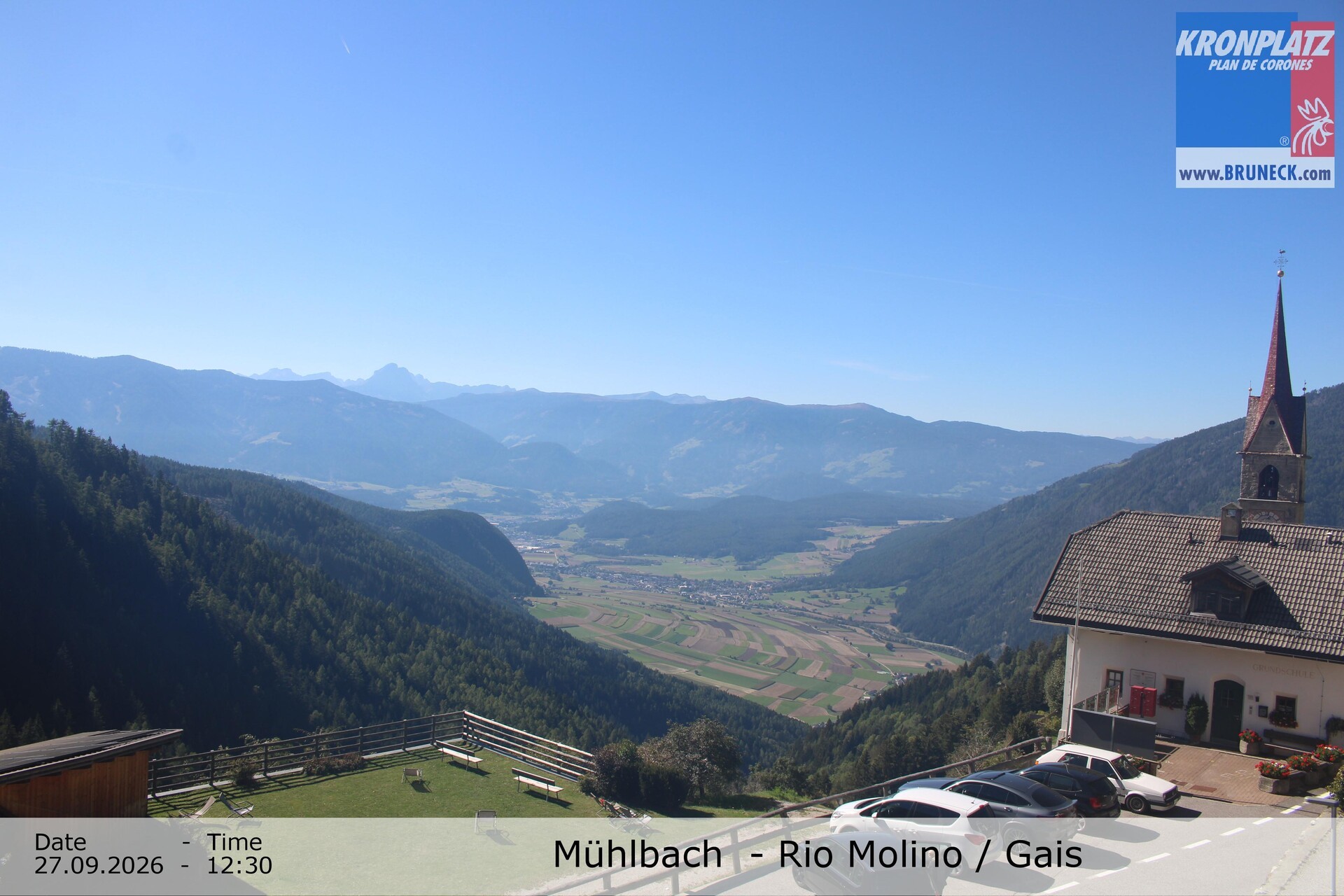 Archived image Webcam Rio Molino – Gais (Tauferer Ahrntal)