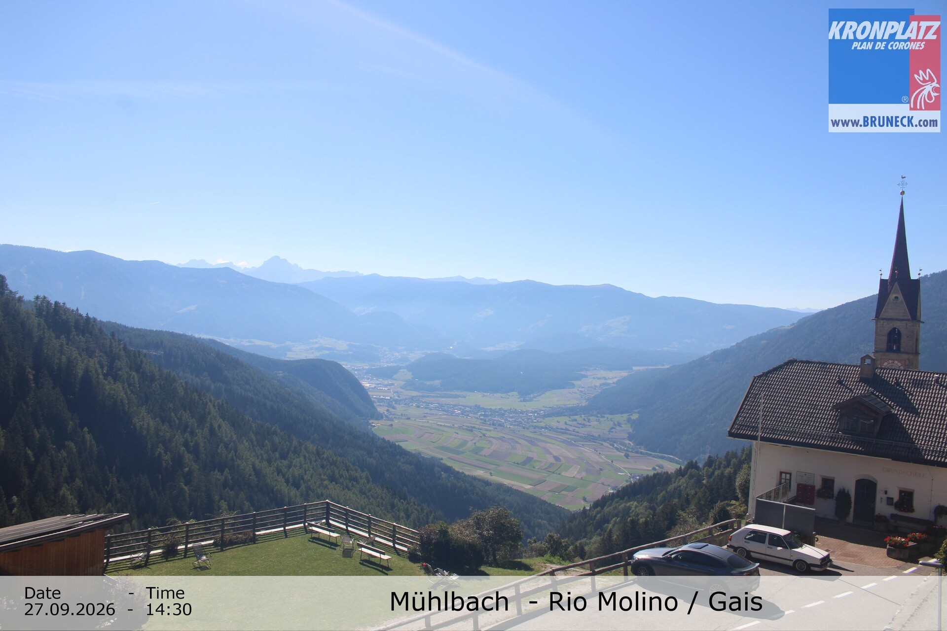 Archived image Webcam Rio Molino – Gais (Tauferer Ahrntal)