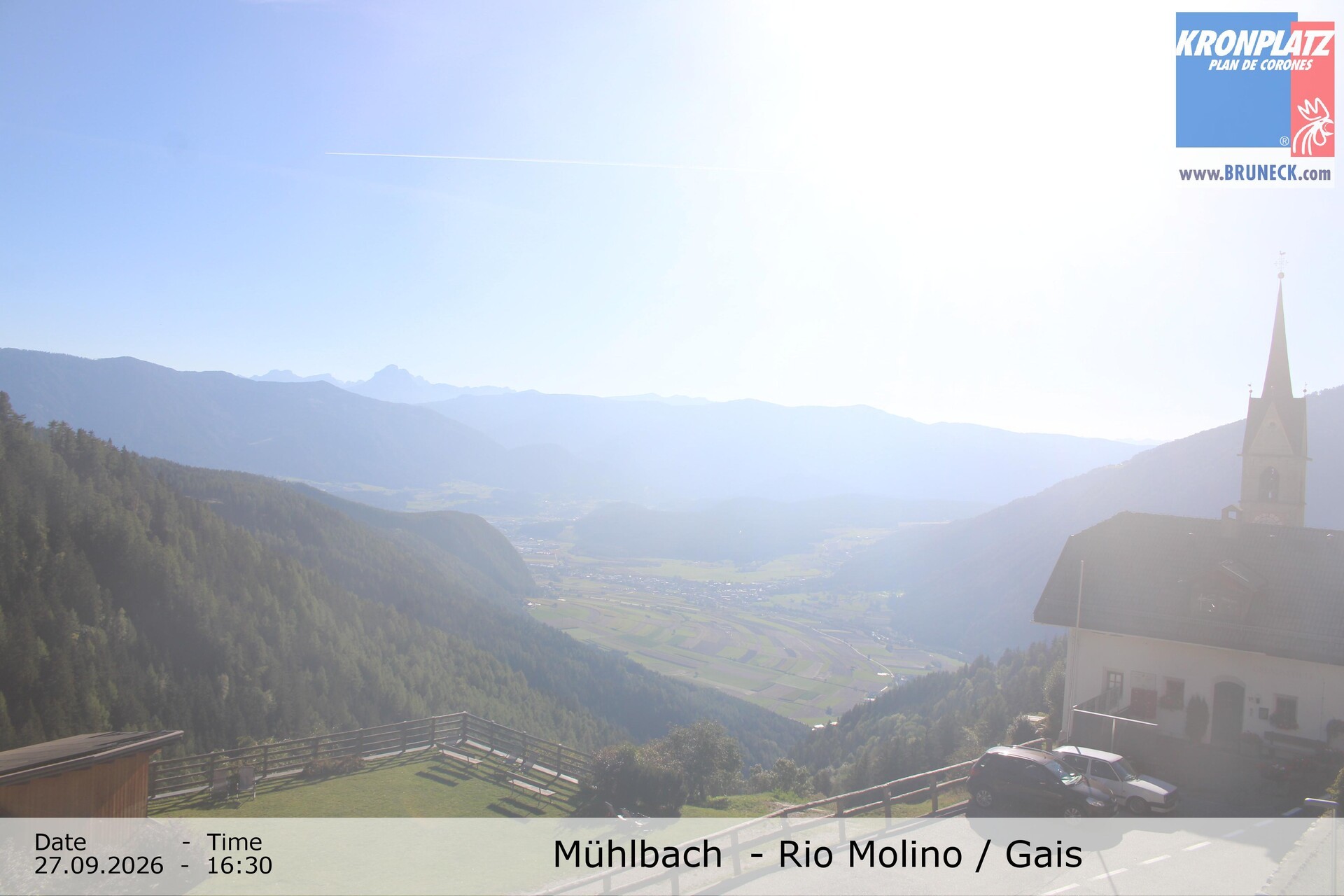 Archived image Webcam Rio Molino – Gais (Tauferer Ahrntal)