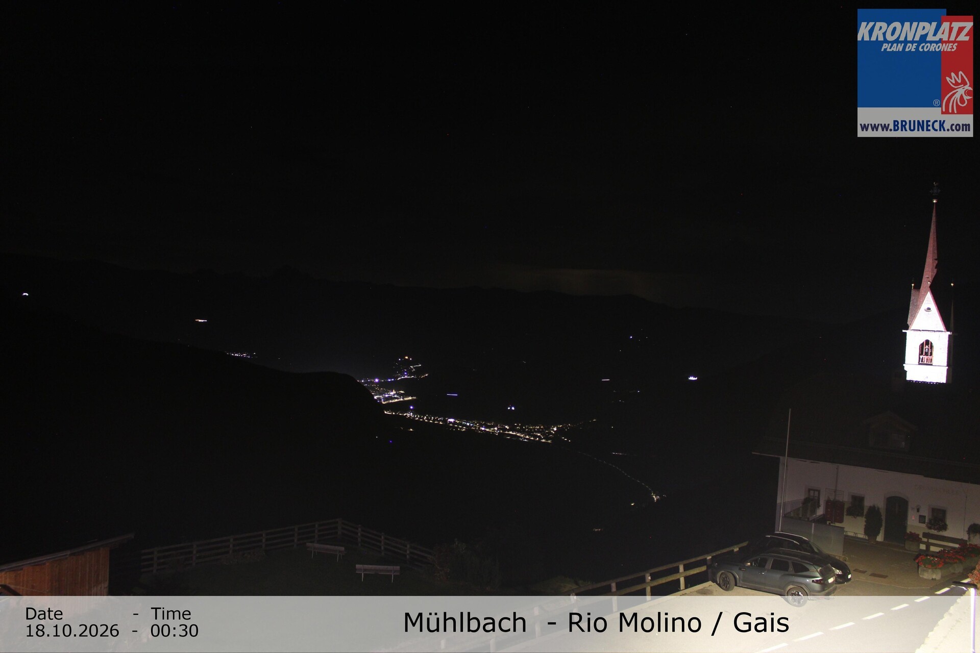 Archiv Foto Webcam Blick auf Gais im Tauferer Ahrntal