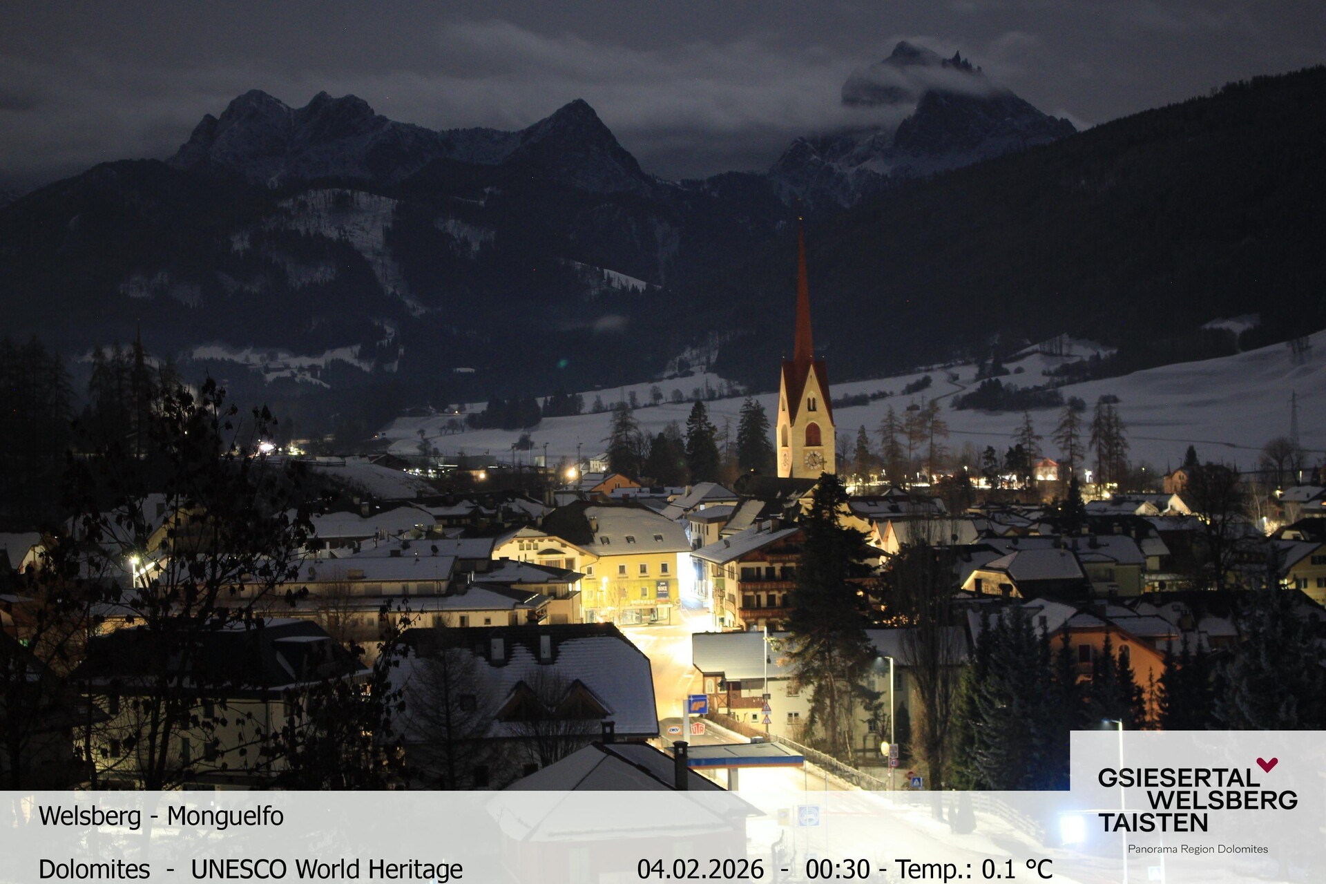 Archiv Foto Webcam Sicht auf Welsberg (Gsieser Tal, Südtirol)