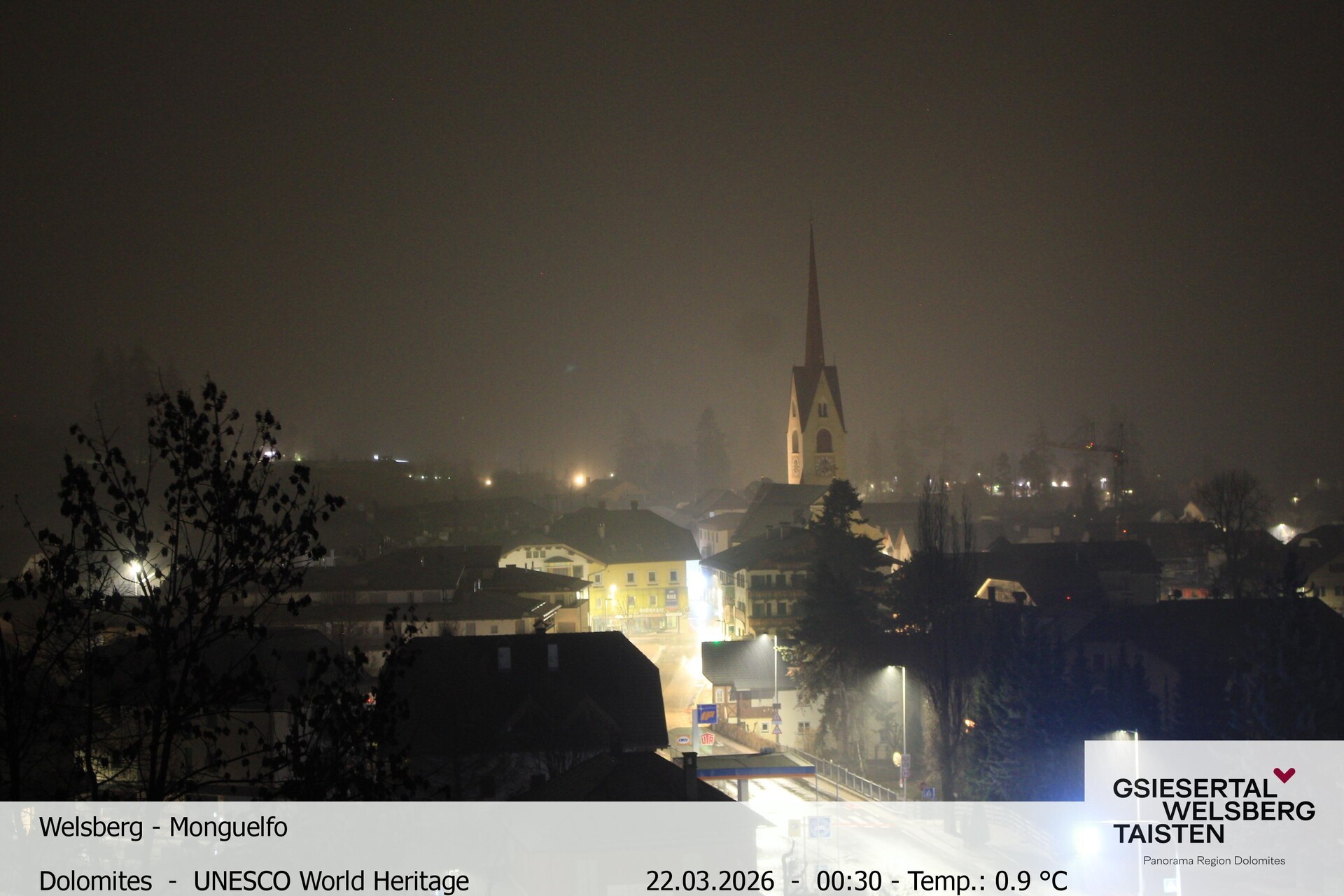 Archiv Foto Webcam Sicht auf Welsberg (Gsieser Tal, Südtirol)