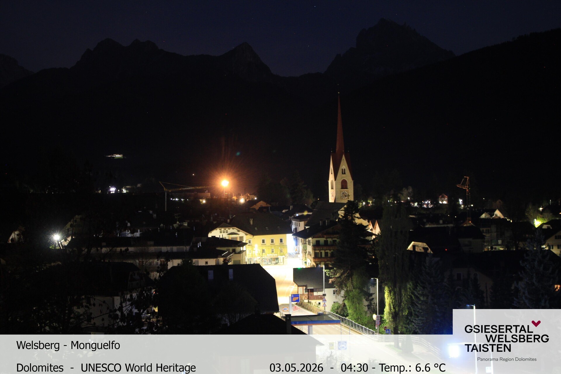 Archiv Foto Webcam Sicht auf Welsberg (Gsieser Tal, Südtirol)