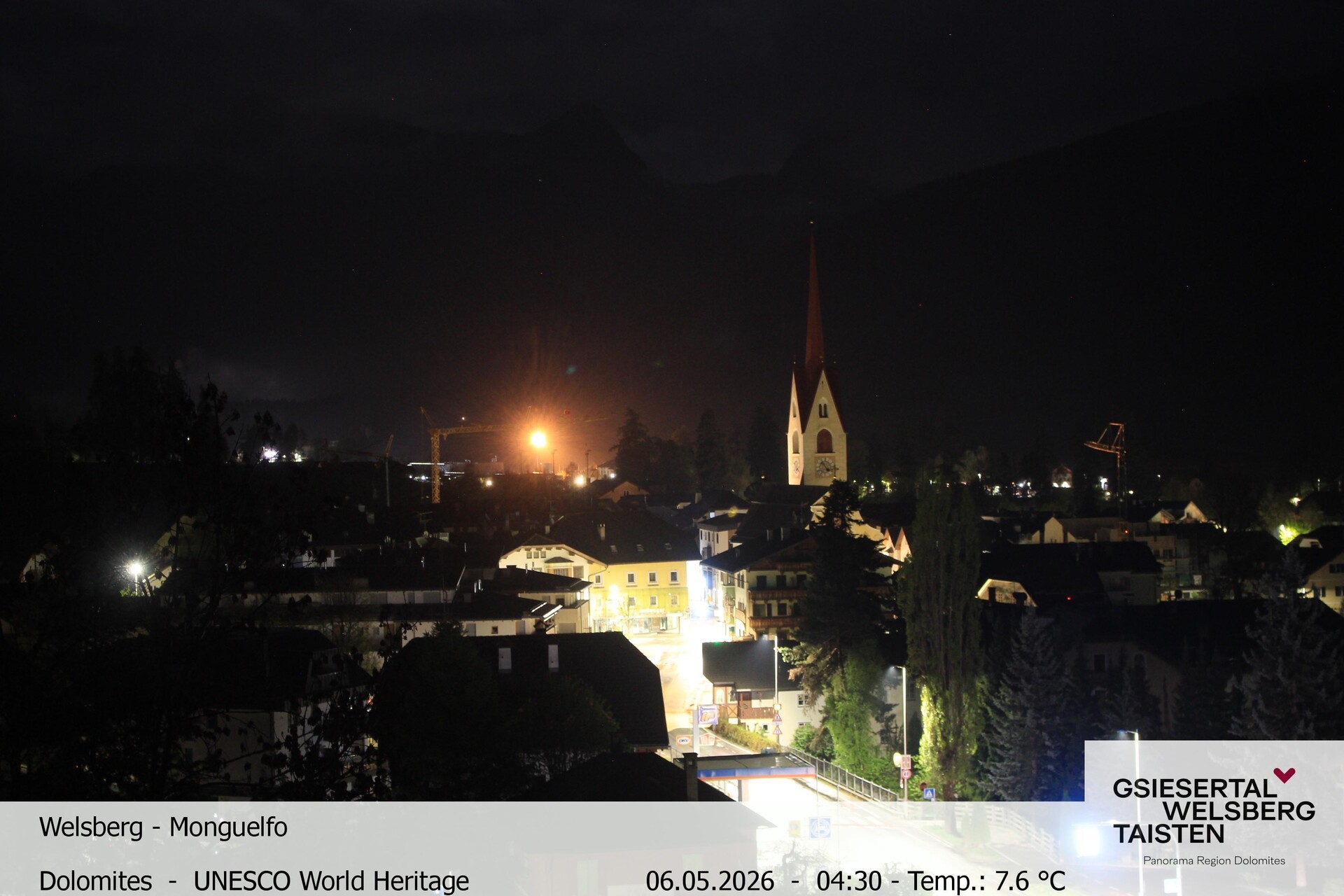 Archiv Foto Webcam Sicht auf Welsberg (Gsieser Tal, Südtirol)