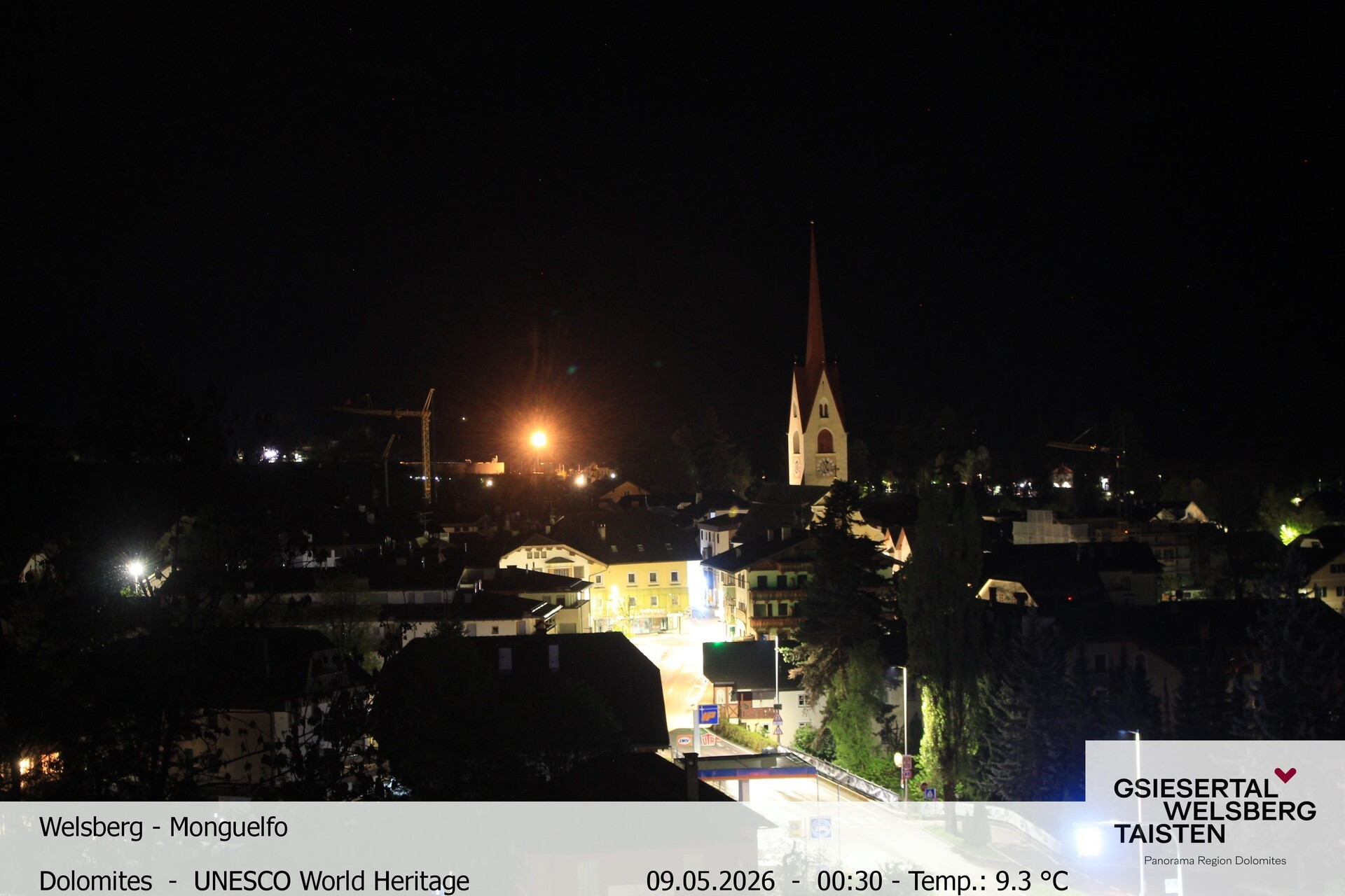 Archiv Foto Webcam Sicht auf Welsberg (Gsieser Tal, Südtirol)