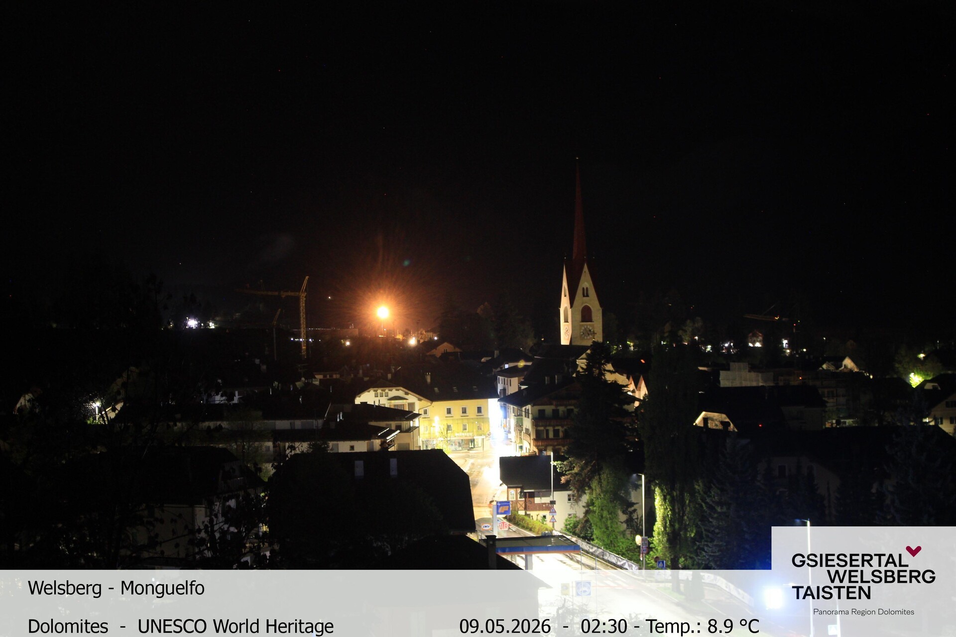 Archiv Foto Webcam Sicht auf Welsberg (Gsieser Tal, Südtirol)
