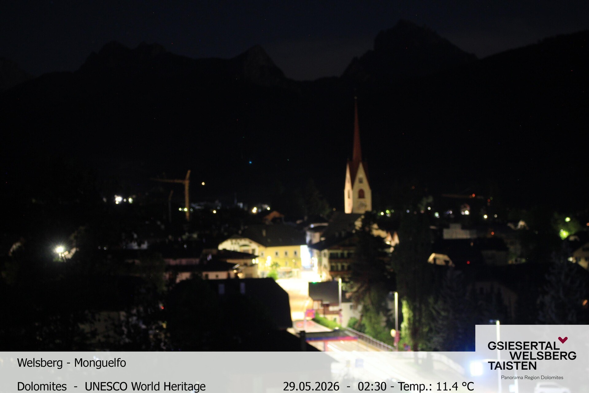 Archiv Foto Webcam Sicht auf Welsberg (Gsieser Tal, Südtirol)