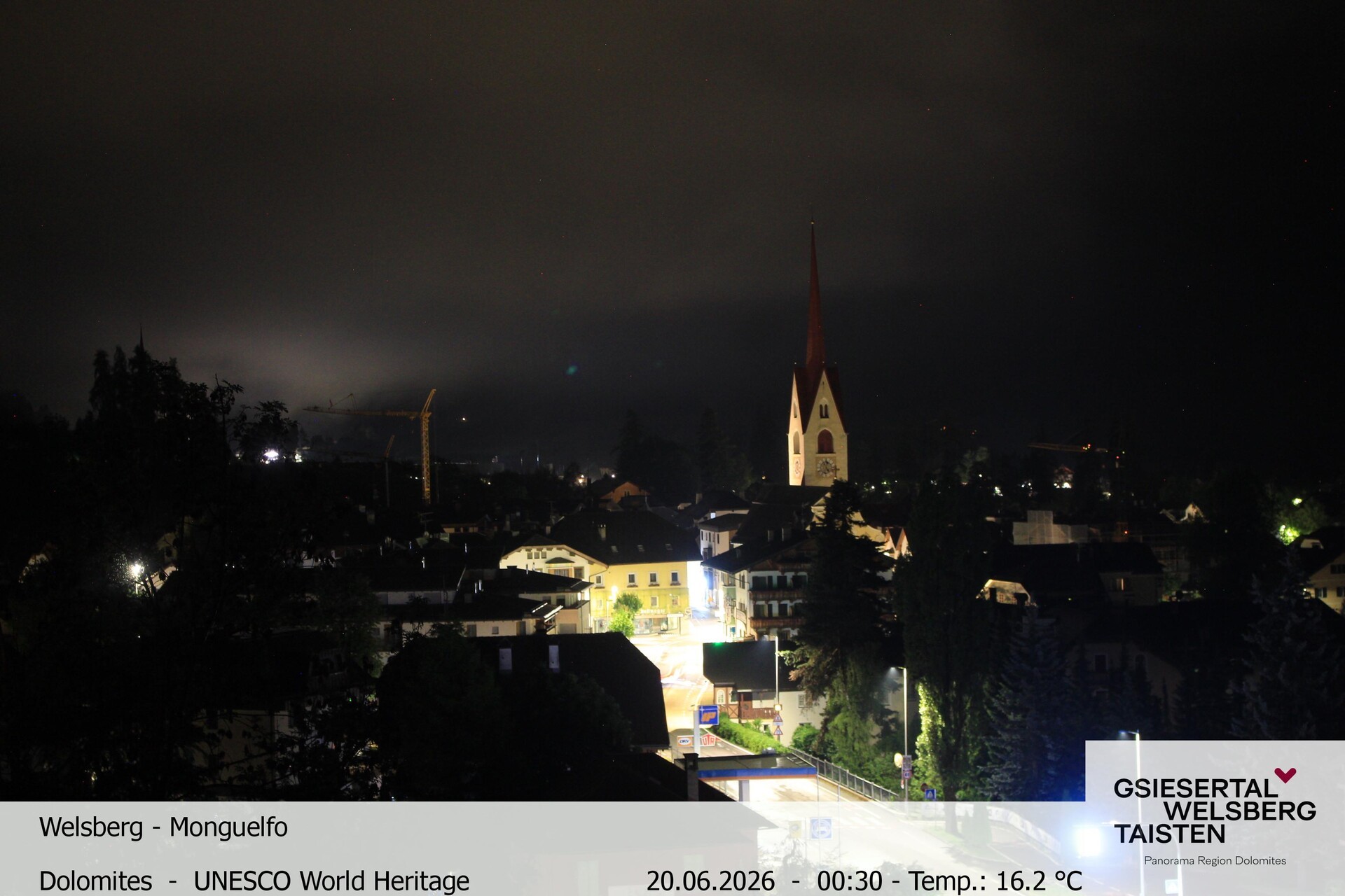 Archiv Foto Webcam Sicht auf Welsberg (Gsieser Tal, Südtirol)
