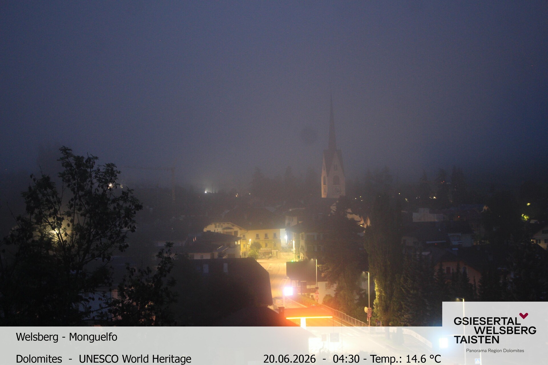 Archiv Foto Webcam Sicht auf Welsberg (Gsieser Tal, Südtirol)