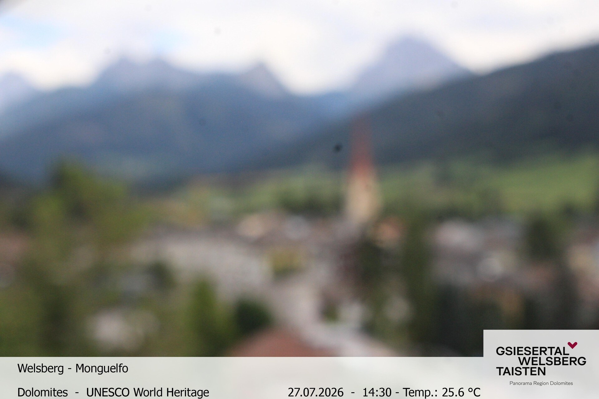 Archiv Foto Webcam Sicht auf Welsberg (Gsieser Tal, Südtirol)