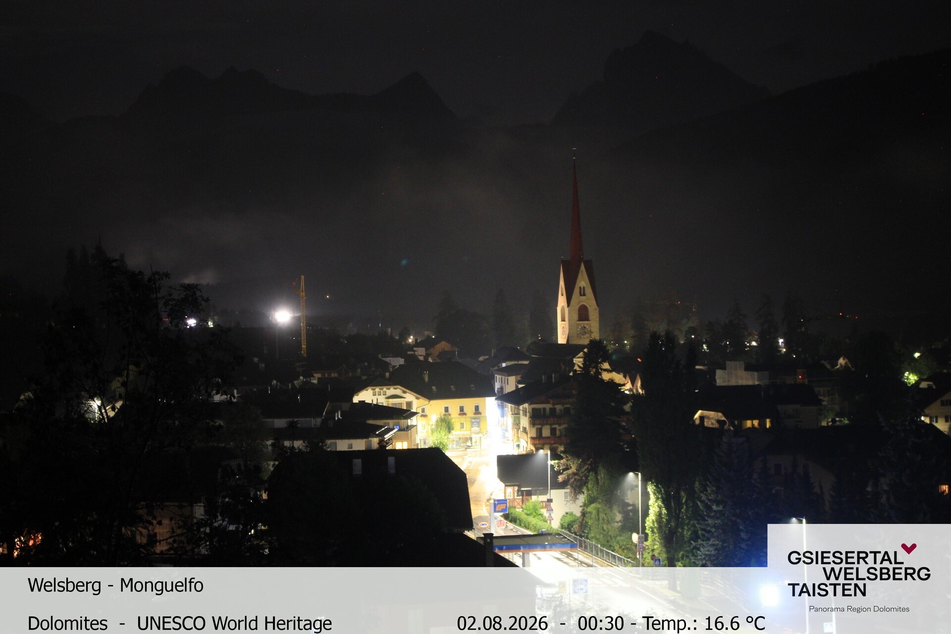 Archiv Foto Webcam Sicht auf Welsberg (Gsieser Tal, Südtirol)