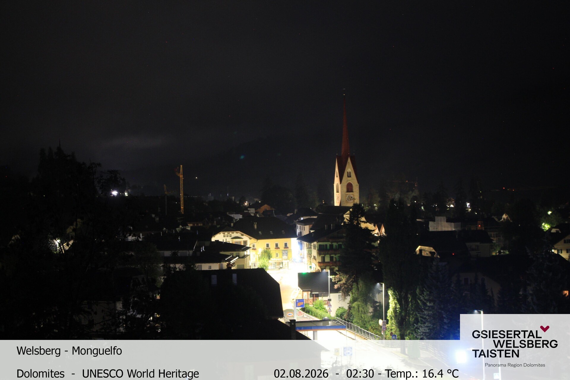 Archiv Foto Webcam Sicht auf Welsberg (Gsieser Tal, Südtirol)