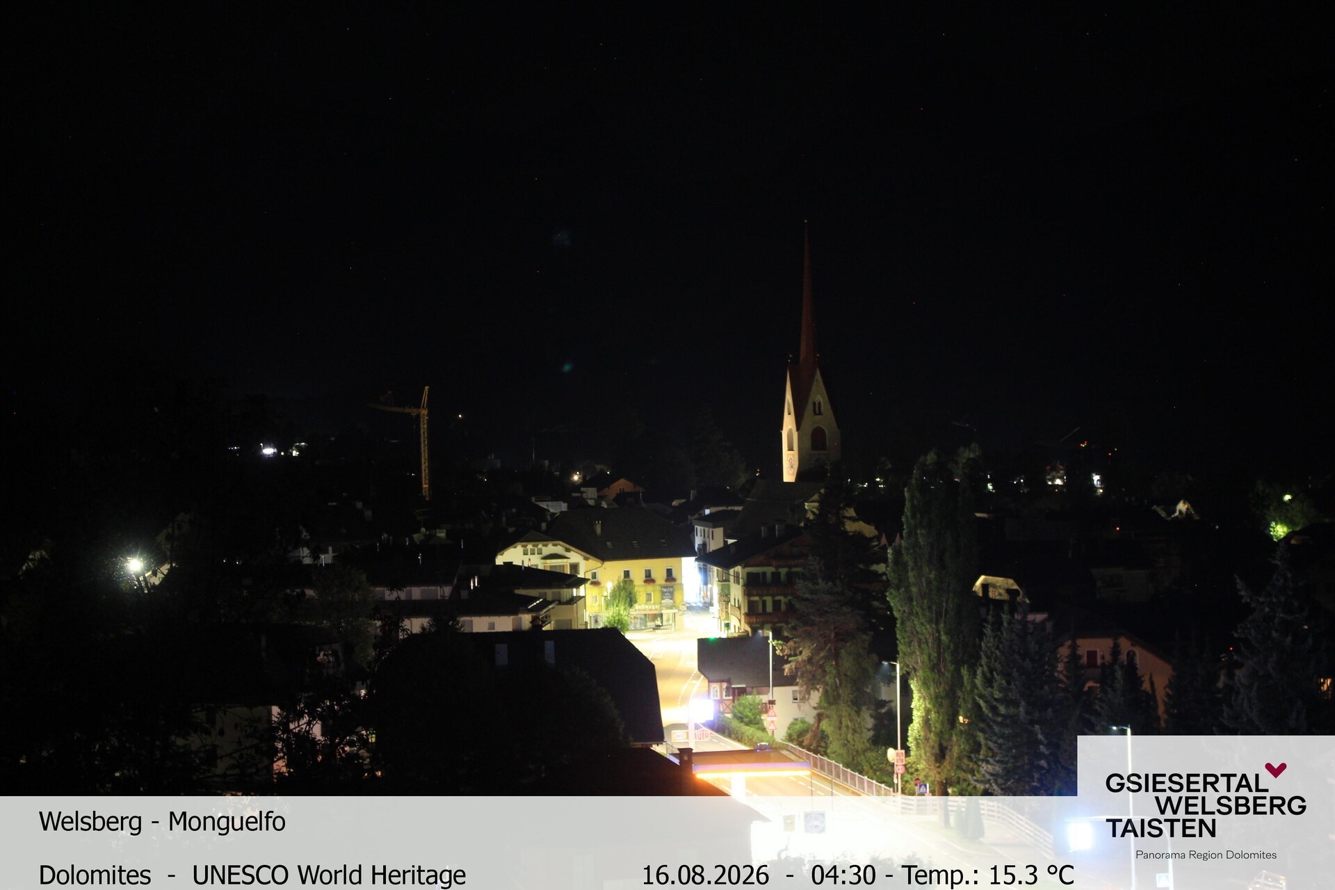 Archiv Foto Webcam Sicht auf Welsberg (Gsieser Tal, Südtirol)