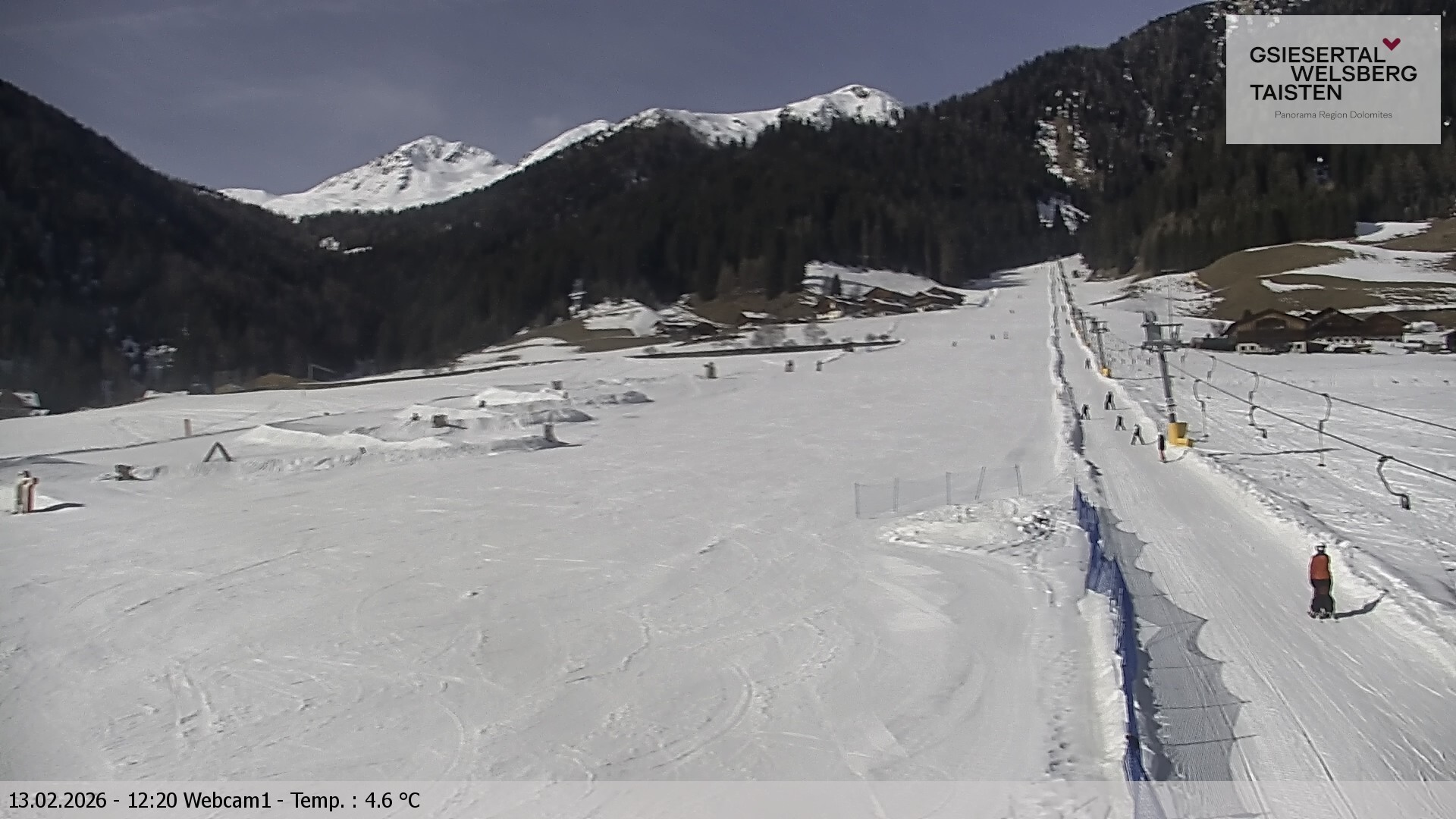 Archiv Foto Webcam Binter Höfe – St. Magdalena, Gsiesertal (Südtirol)