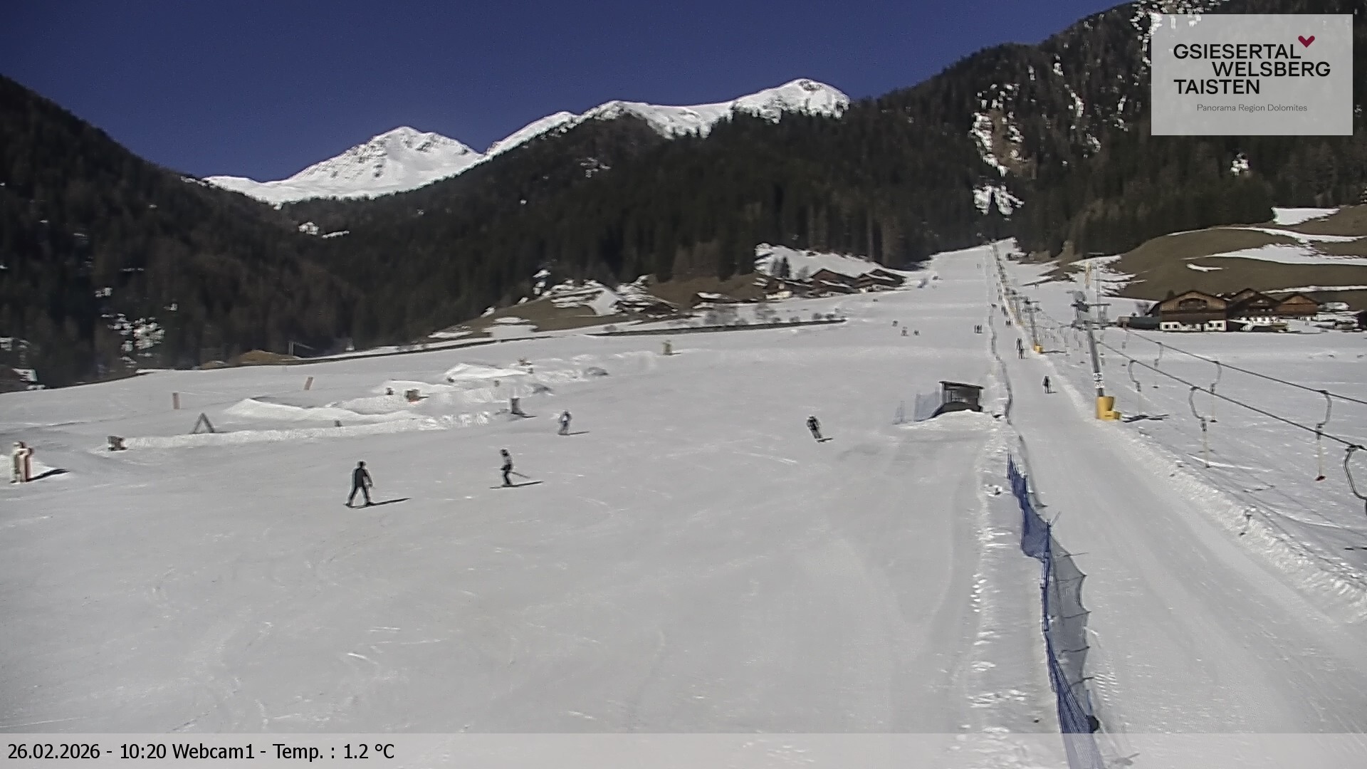 Archived image Webcam Binter – St. Magdalena, Gsiesertal (Südtirol)