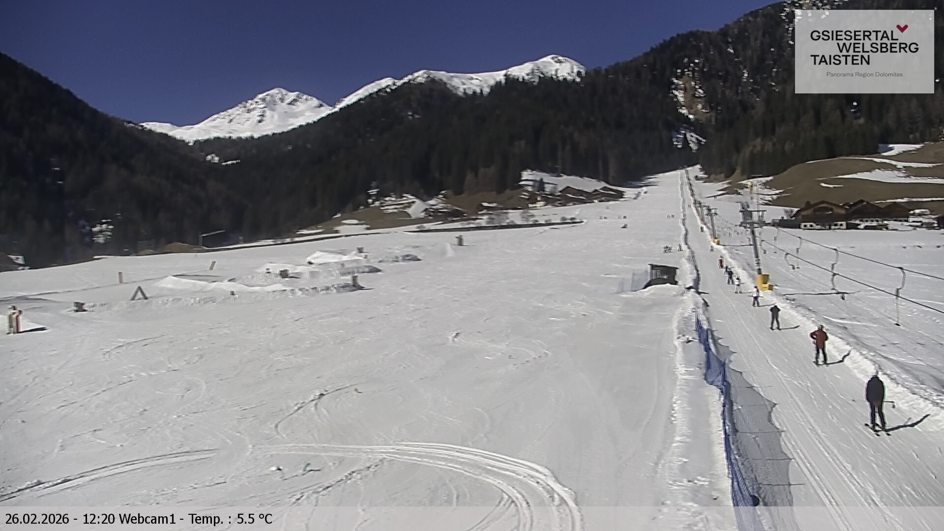 Archived image Webcam Binter – St. Magdalena, Gsiesertal (Südtirol)