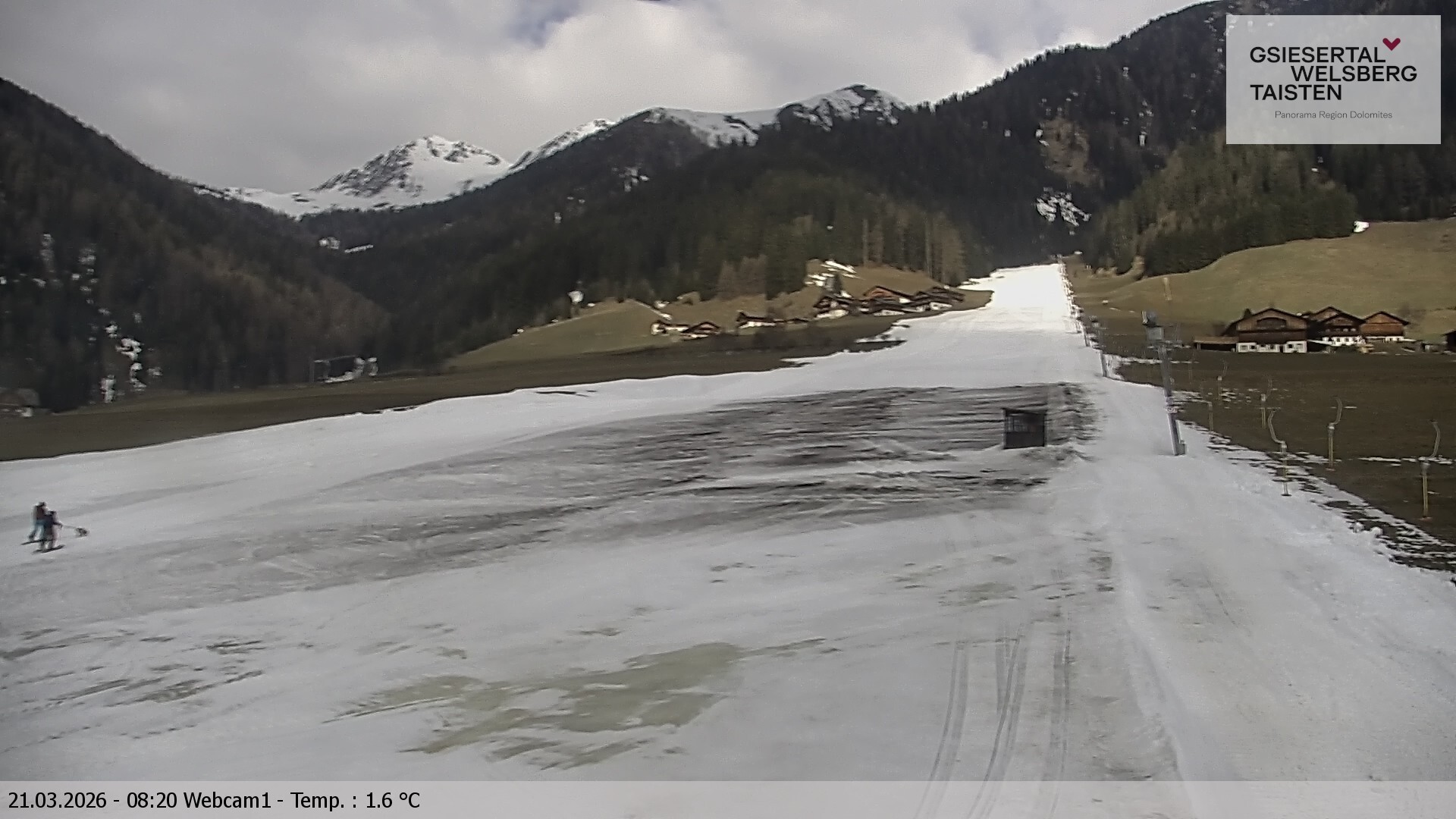 Archived image Webcam Binter – St. Magdalena, Gsiesertal (Südtirol)