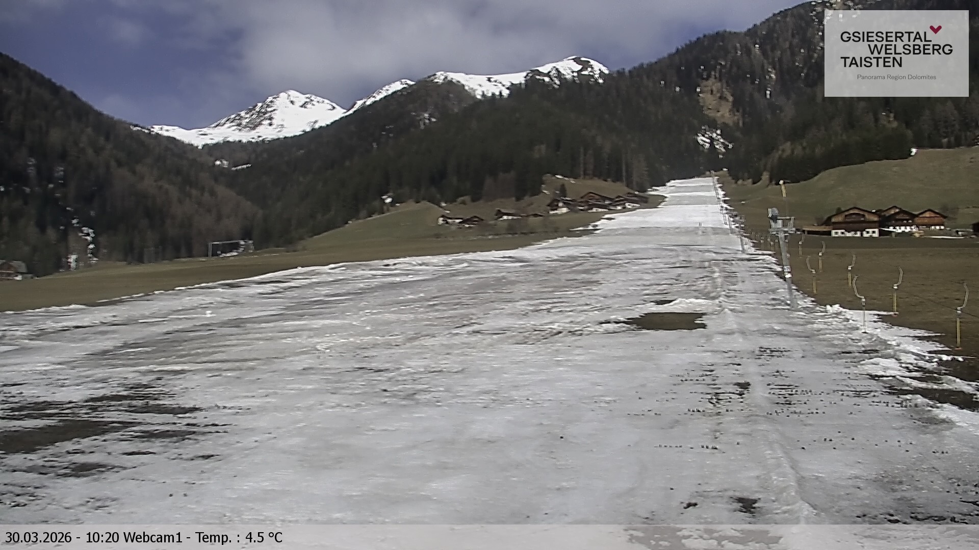Archiv Foto Webcam Binter Höfe – St. Magdalena, Gsiesertal (Südtirol)