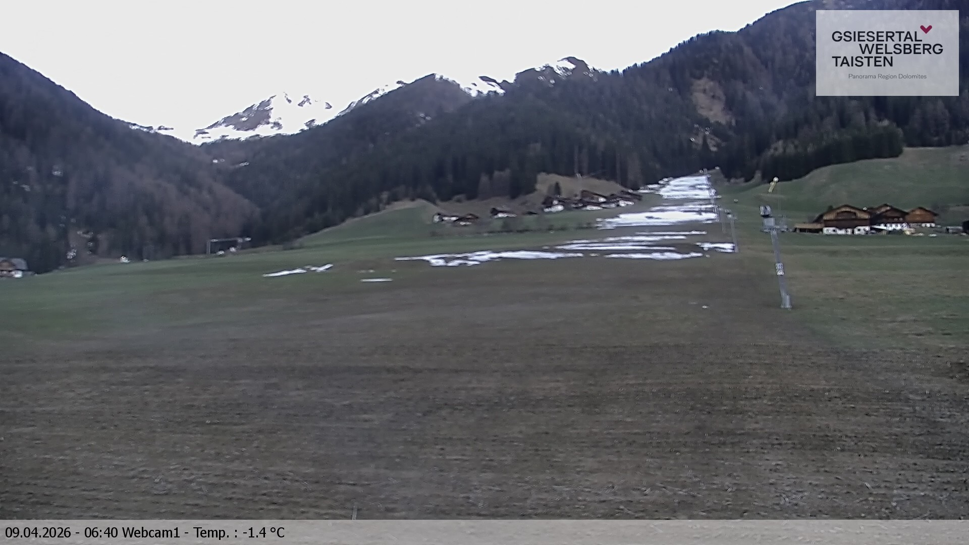 Archiv Foto Webcam Binter Höfe – St. Magdalena, Gsiesertal (Südtirol)