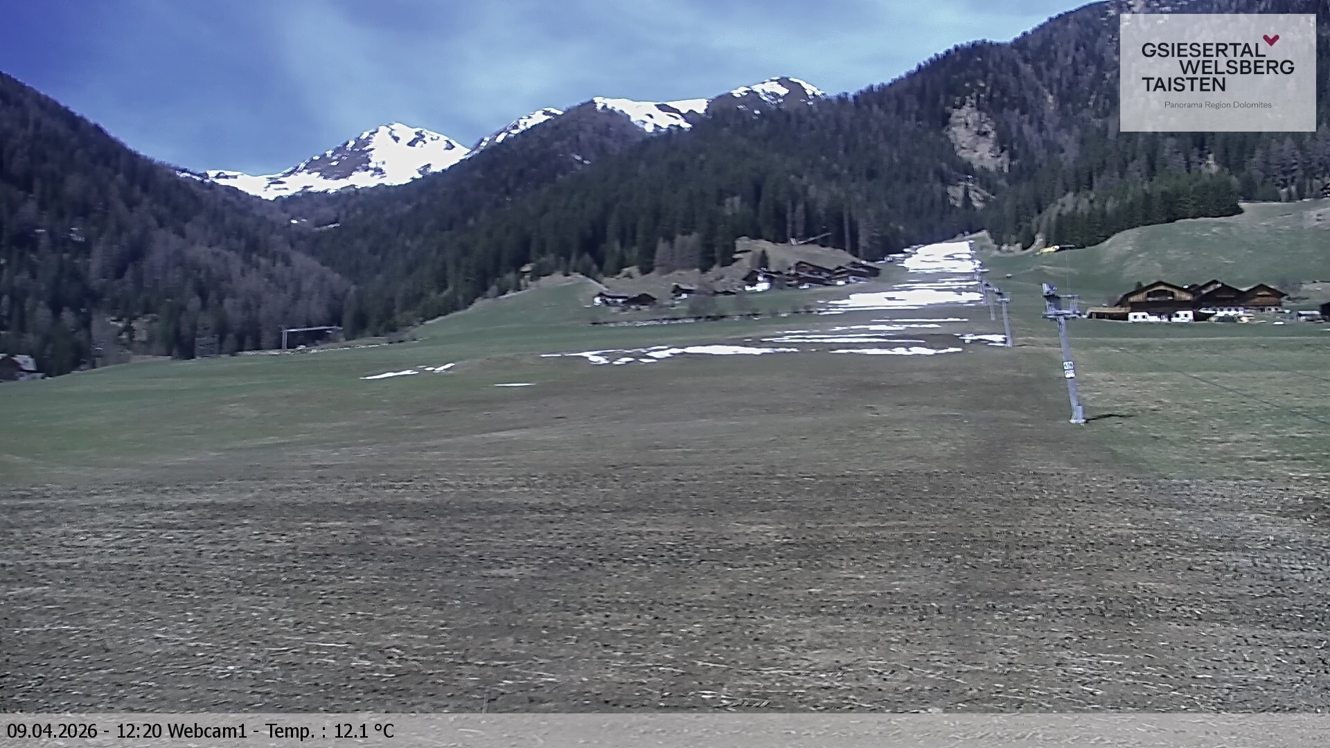 Archiv Foto Webcam Binter Höfe – St. Magdalena, Gsiesertal (Südtirol)