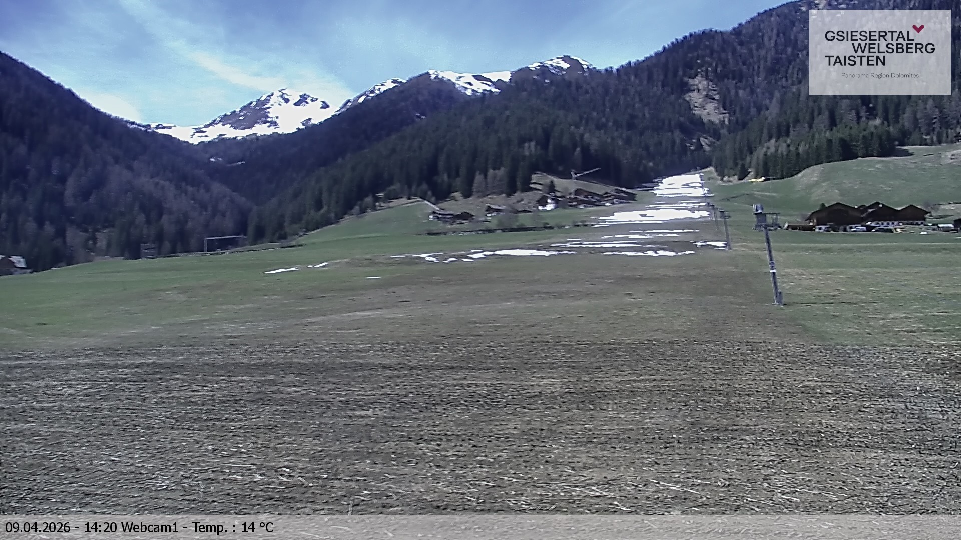 Archiv Foto Webcam Binter Höfe – St. Magdalena, Gsiesertal (Südtirol)